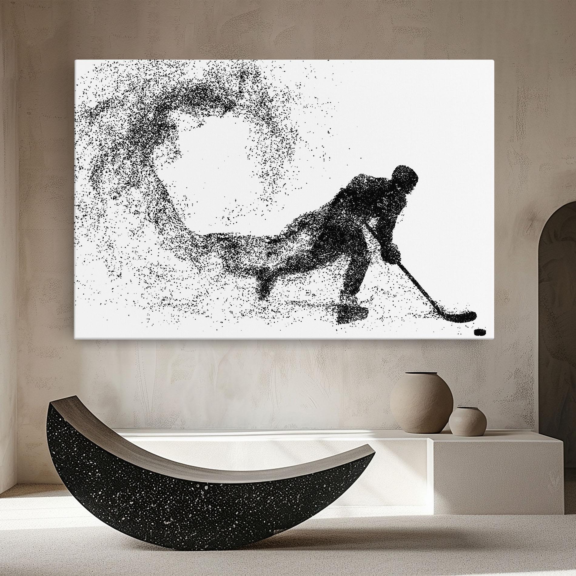 Vászonkép Playing Hockey mockup 8