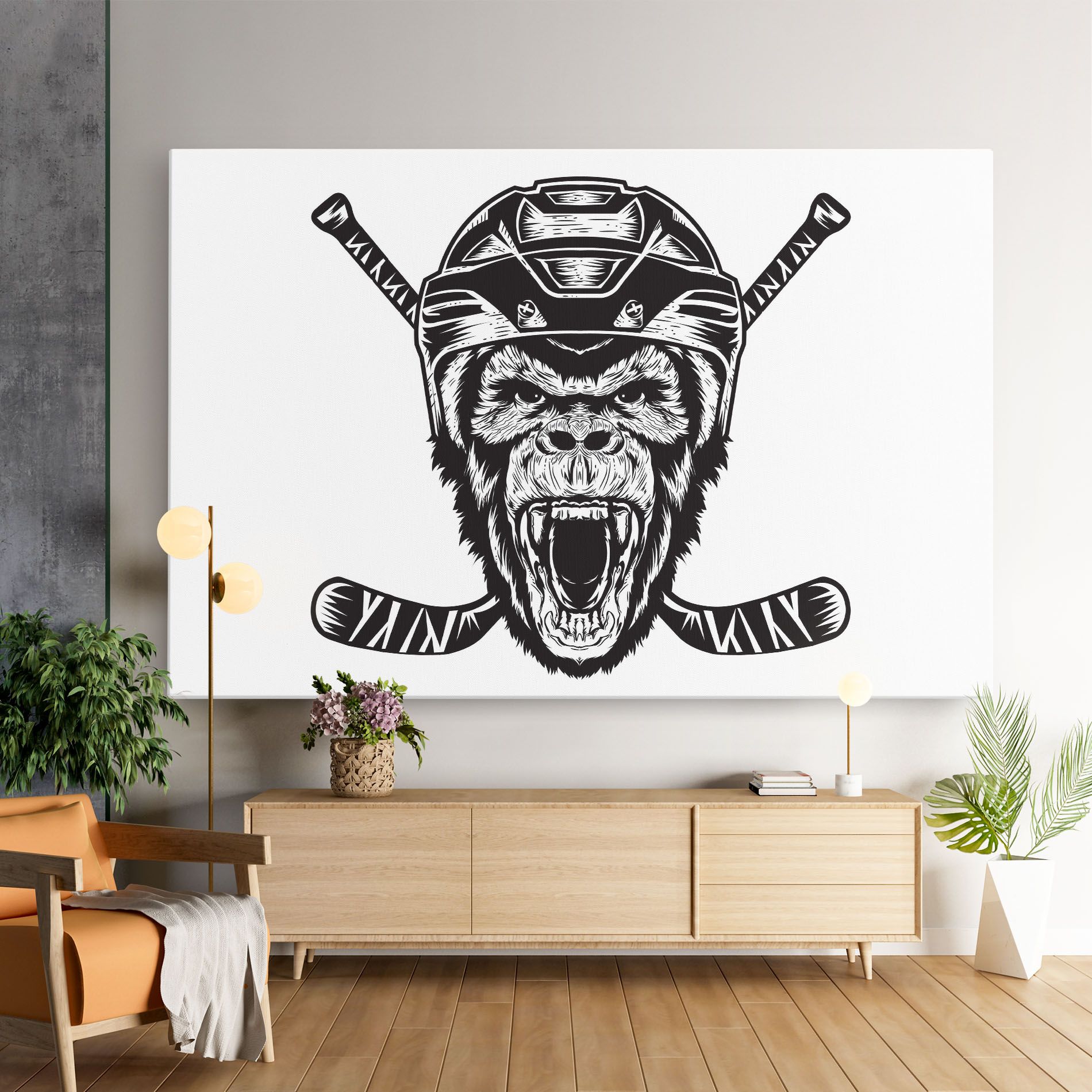 Monkey Hockey mockup 9