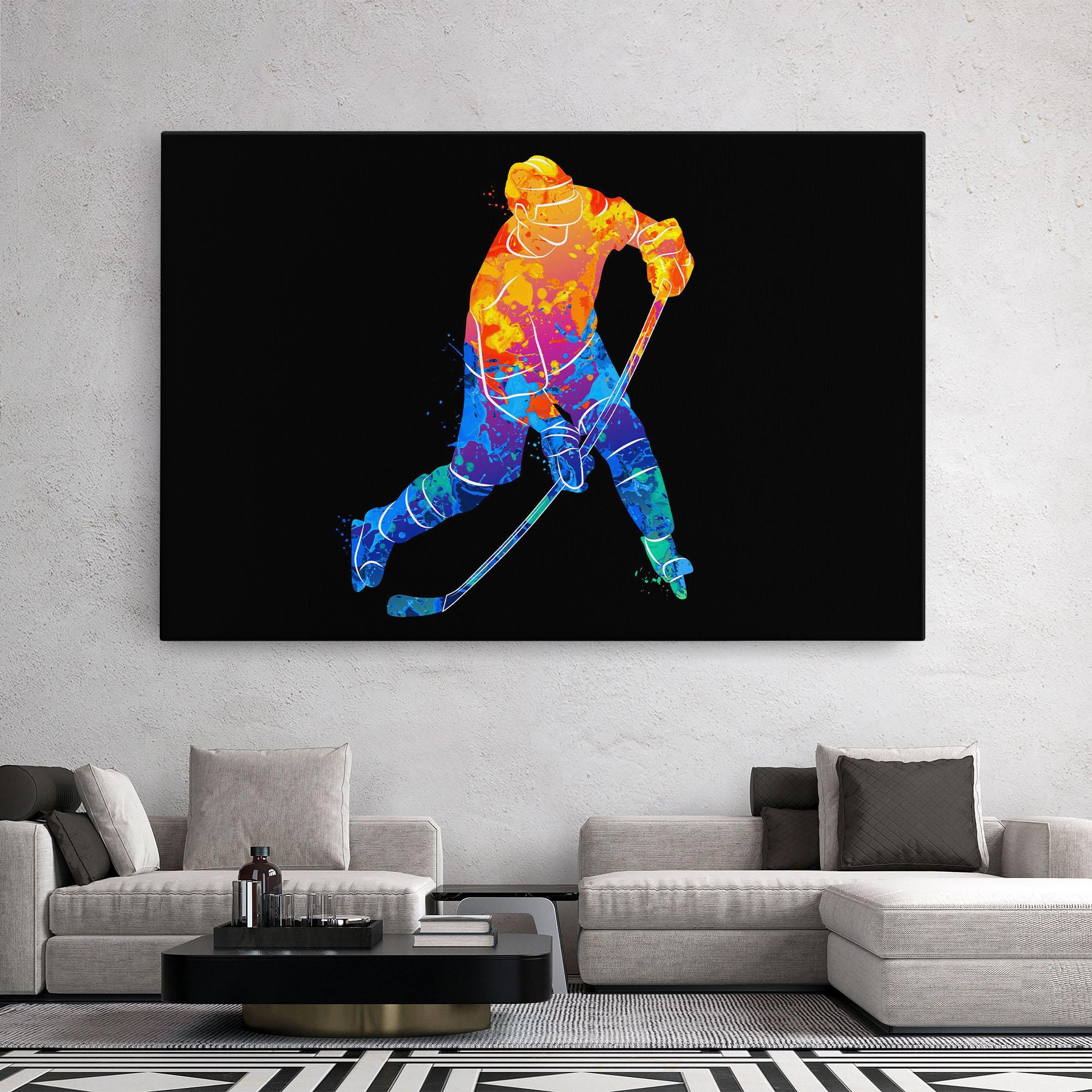 Vászonkép Color Mix Hockey mockup 2