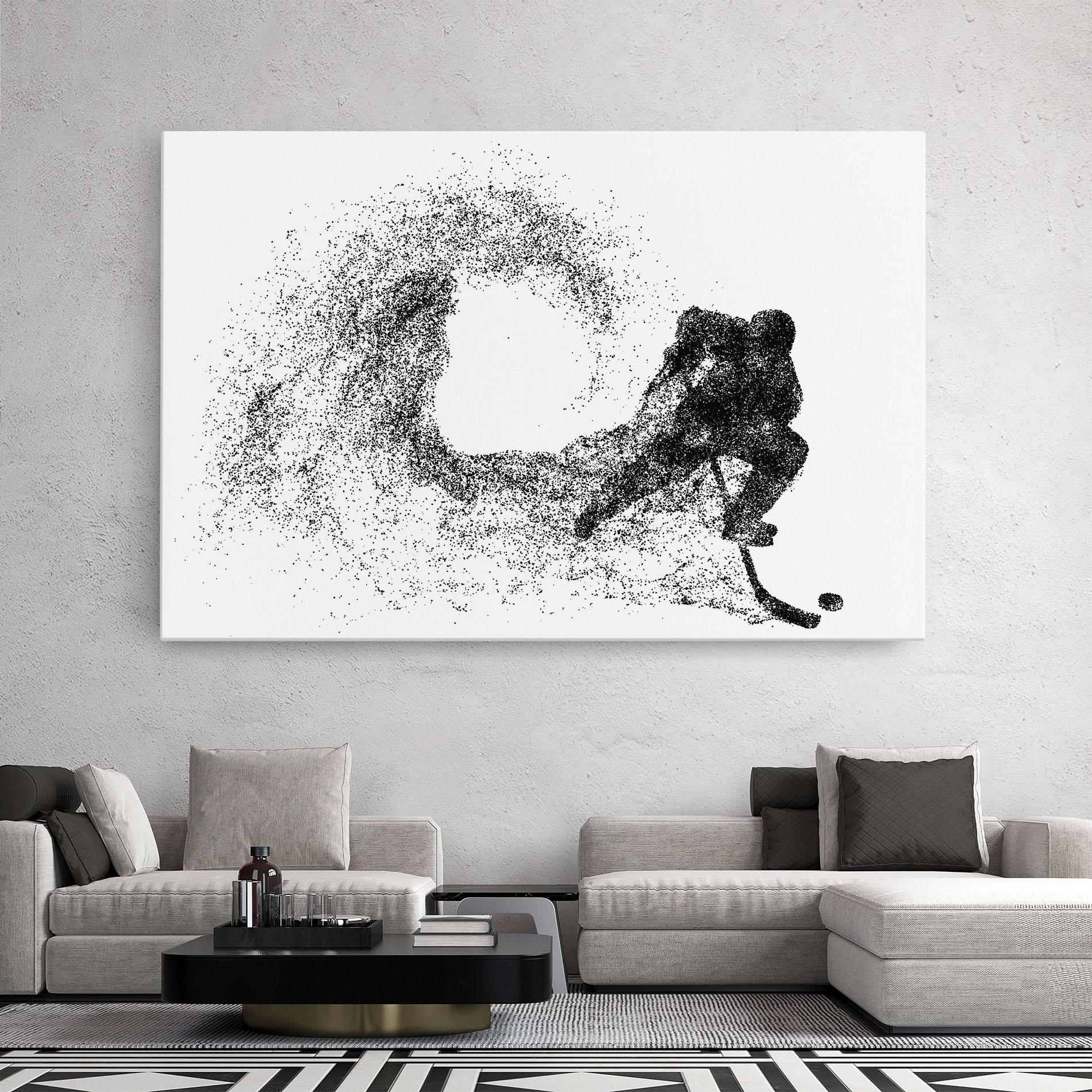 Vászonkép Hockey Playing mockup 2