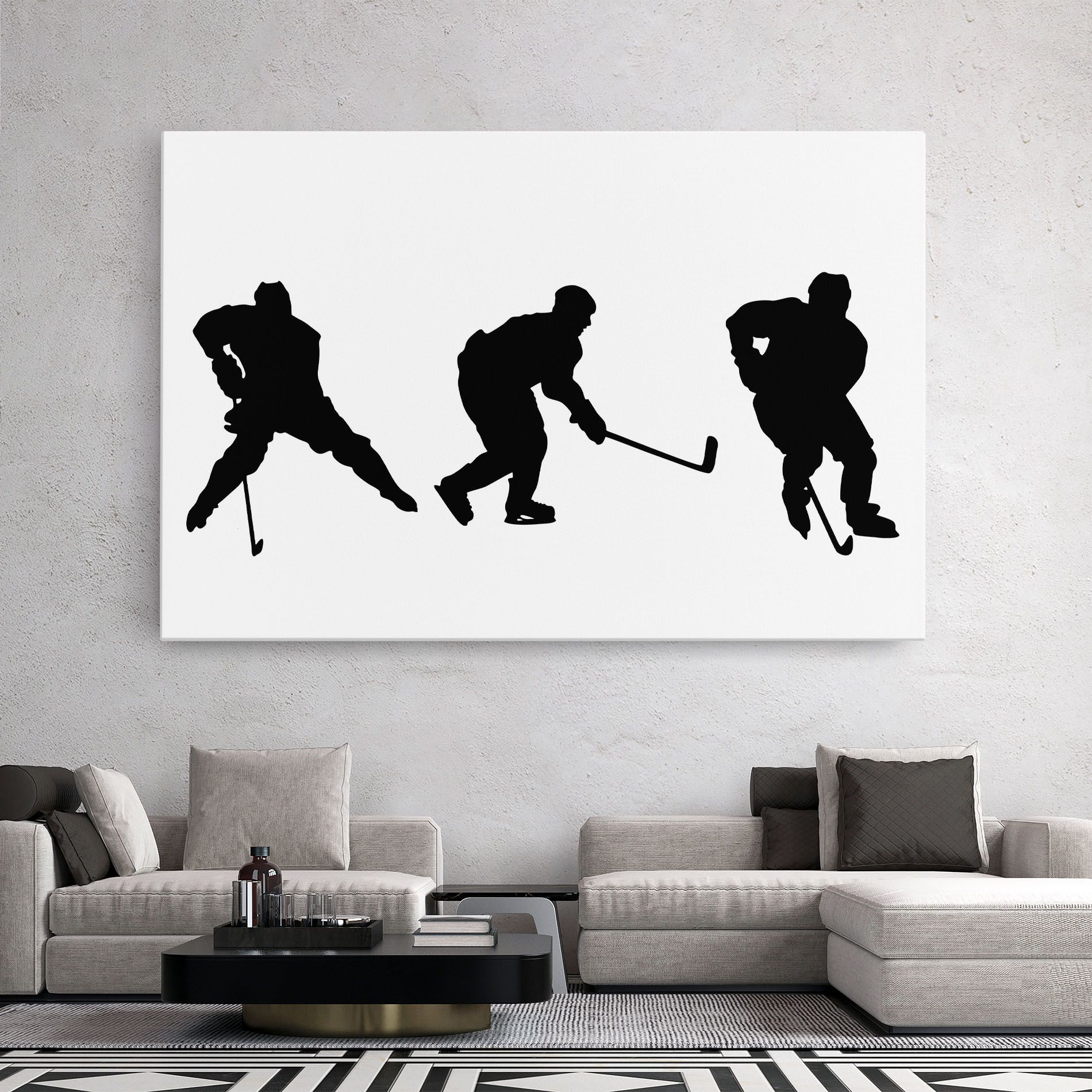 Hockey Pose mockup 2