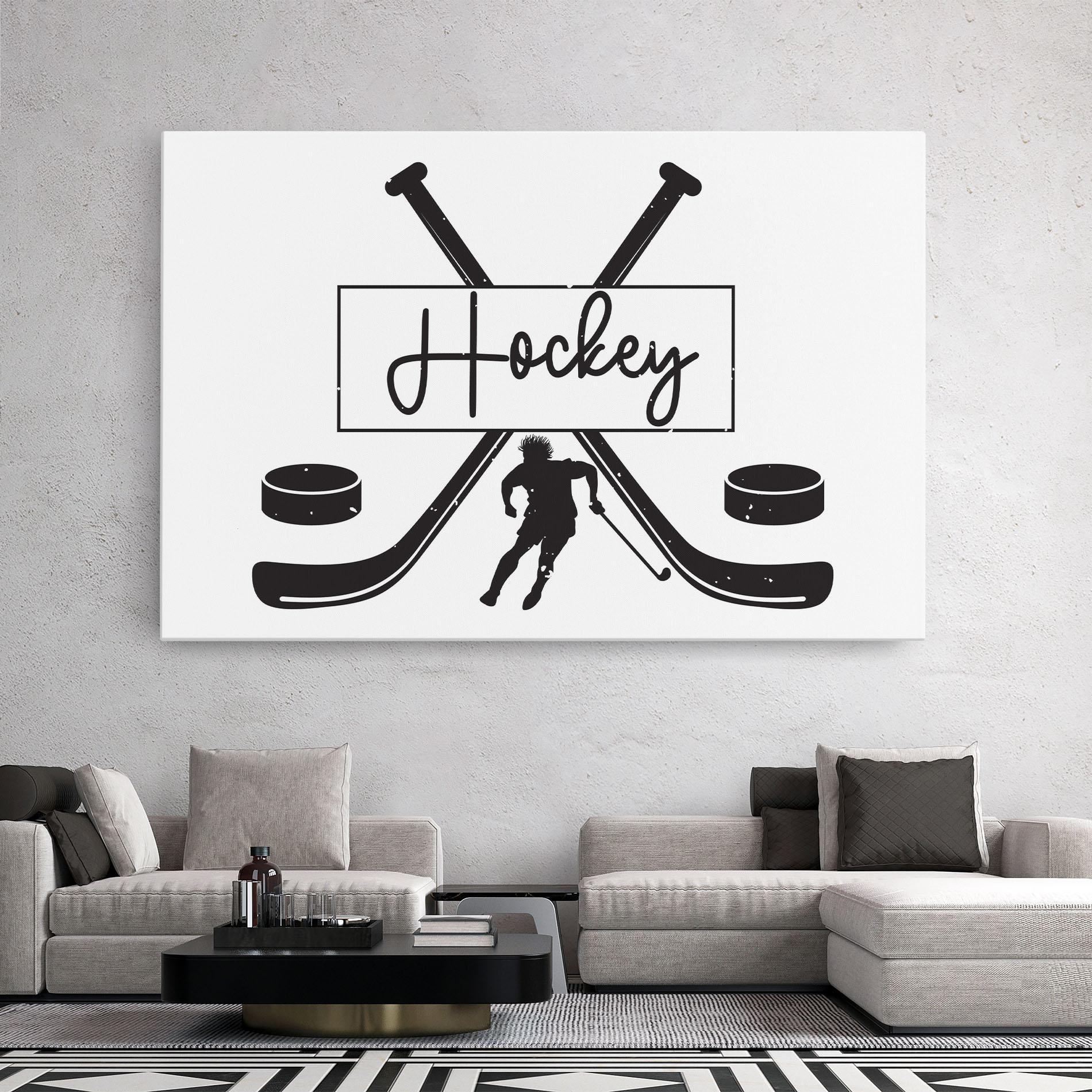 Vászonkép Hockey Stick mockup 2