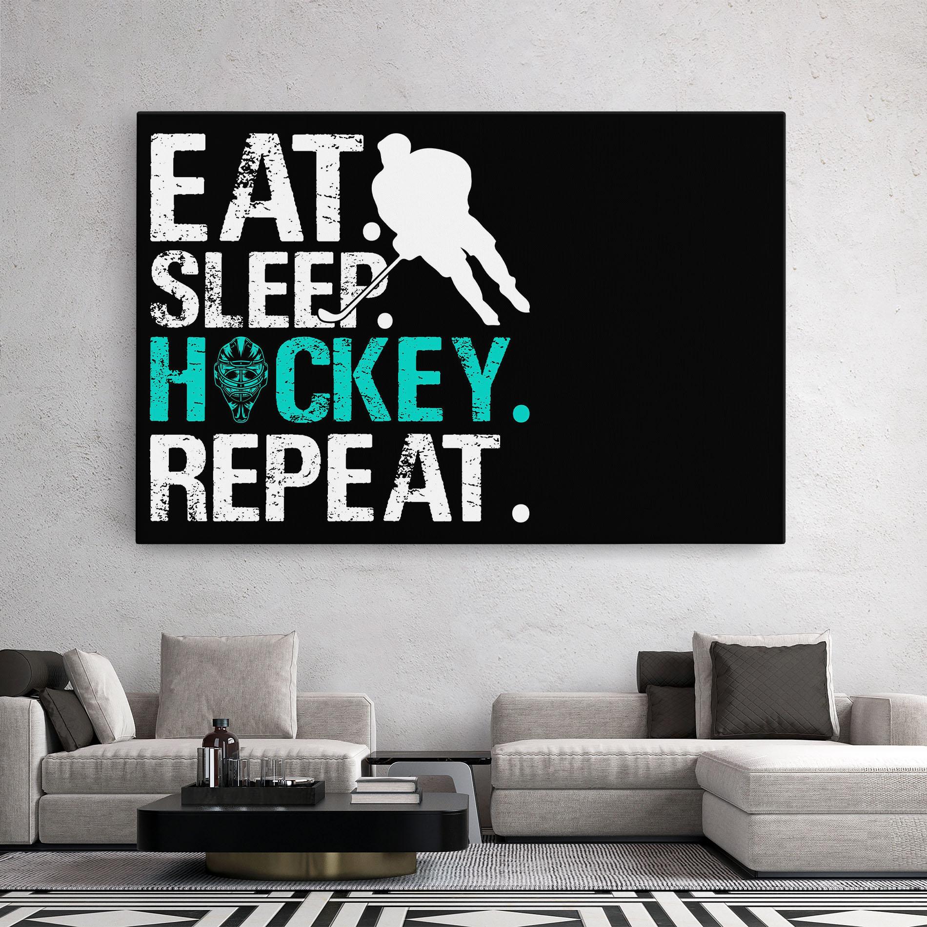 Vászonkép Sleep Hockey mockup 2