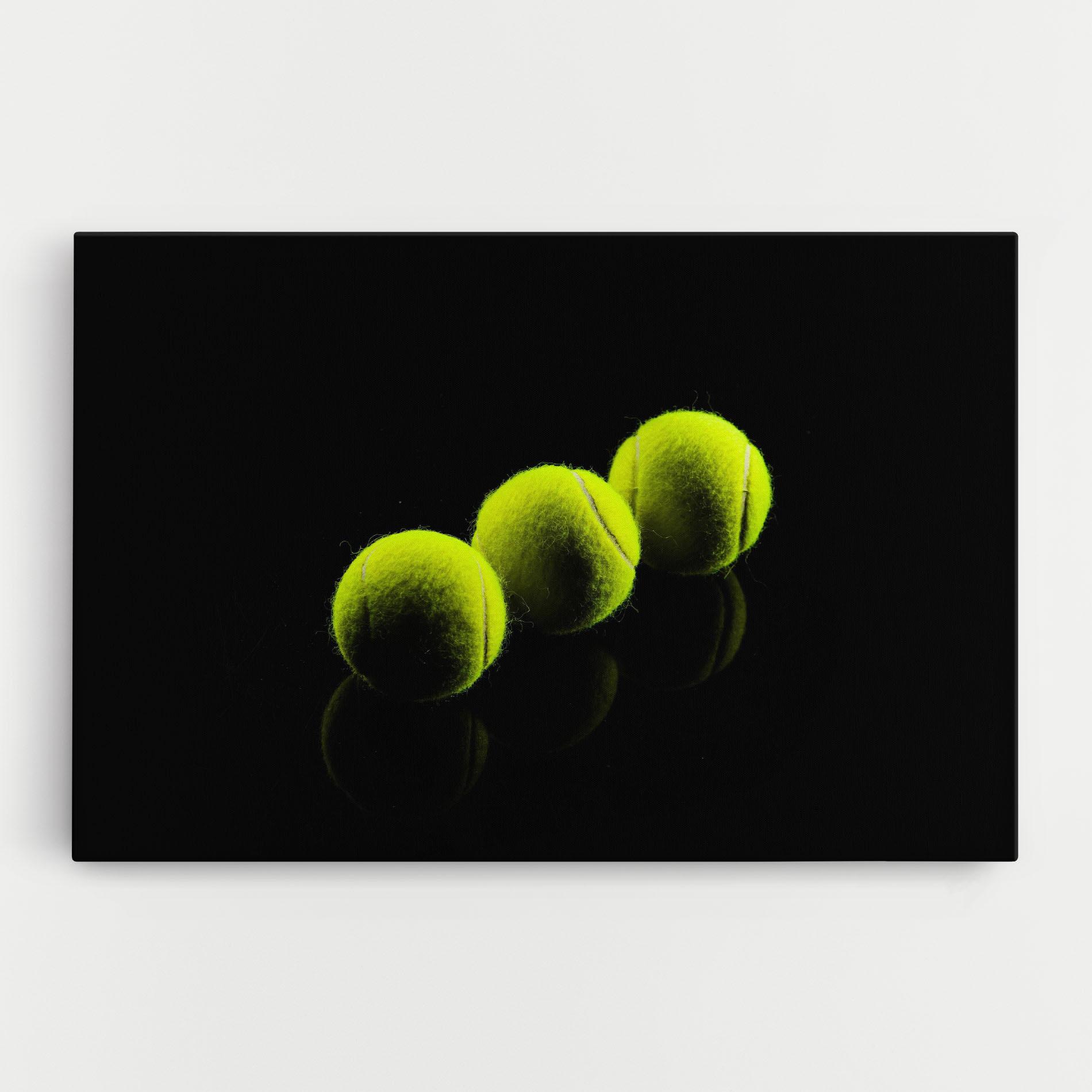 Vászonkép 3 Tennis Balls mockup 0
