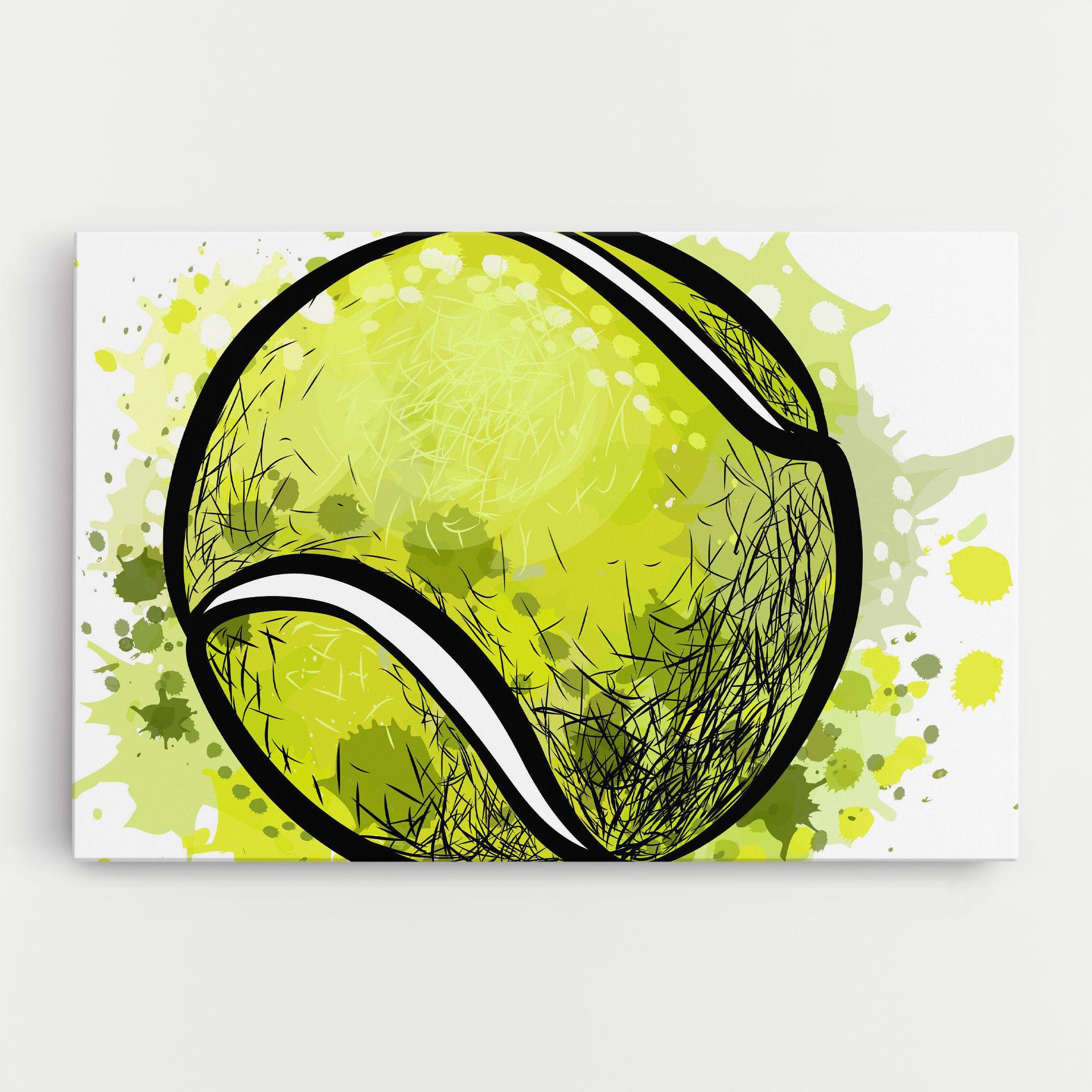 Vászonkép Big Tennis Ball mockup 0