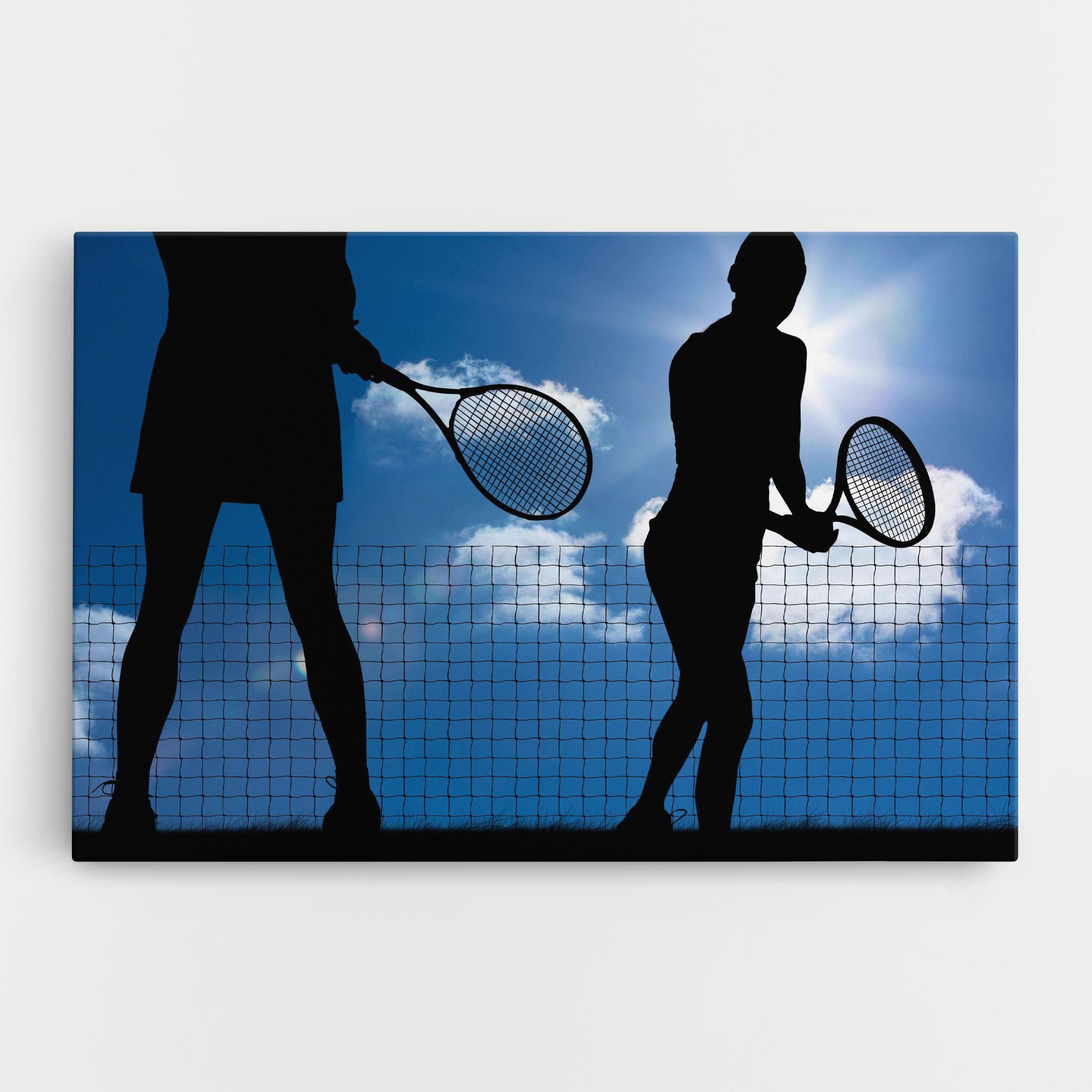 Vászonkép Blue Sky Tennis mockup 0