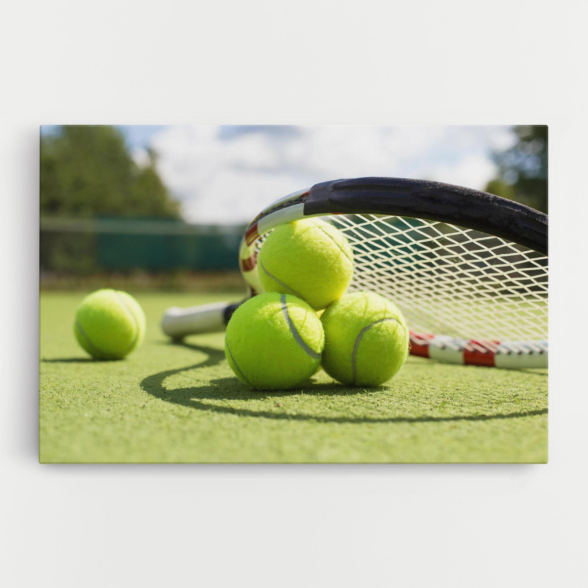 Vászonkép Grass Tennis Balls mockup 0