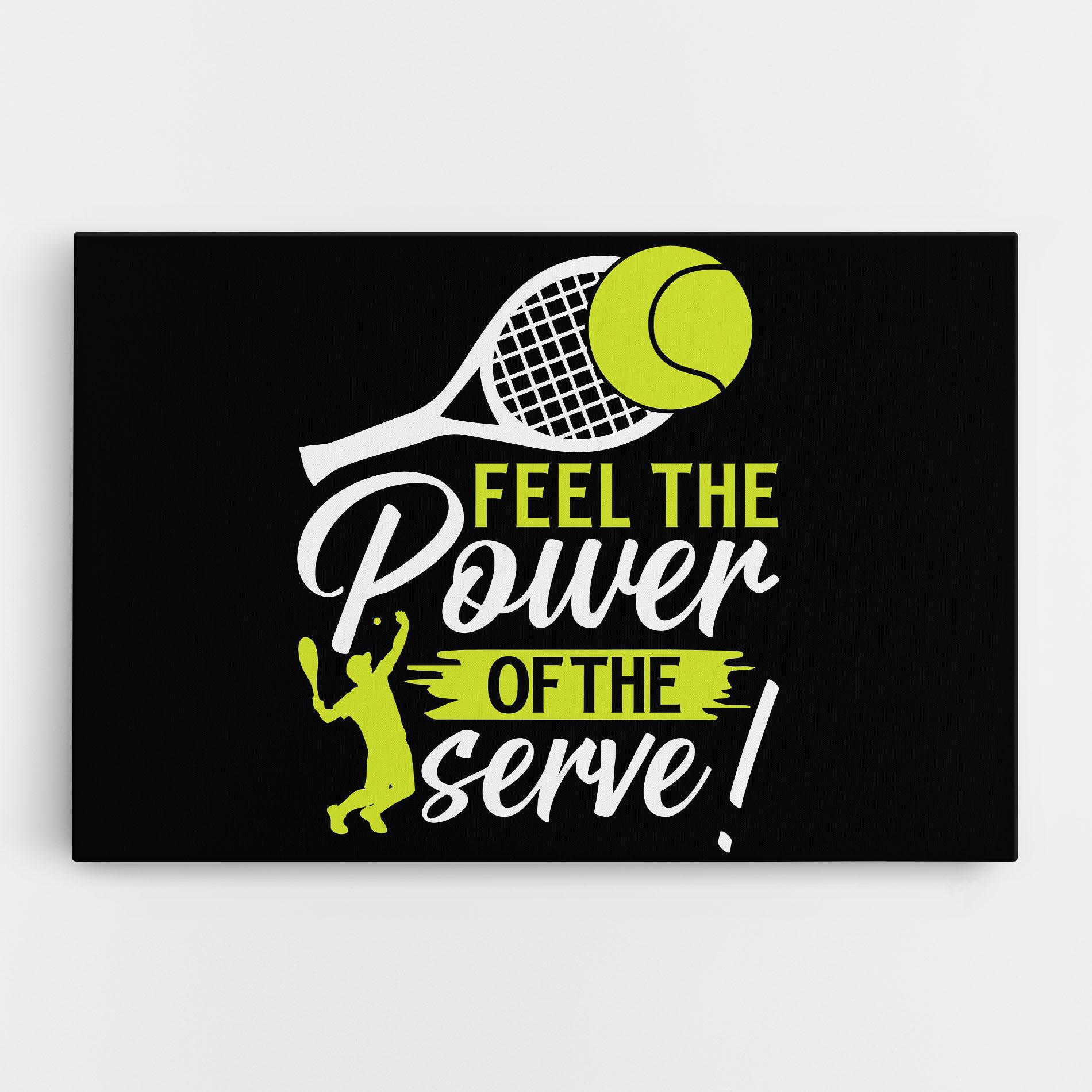 Vászonkép Power Serve mockup 0