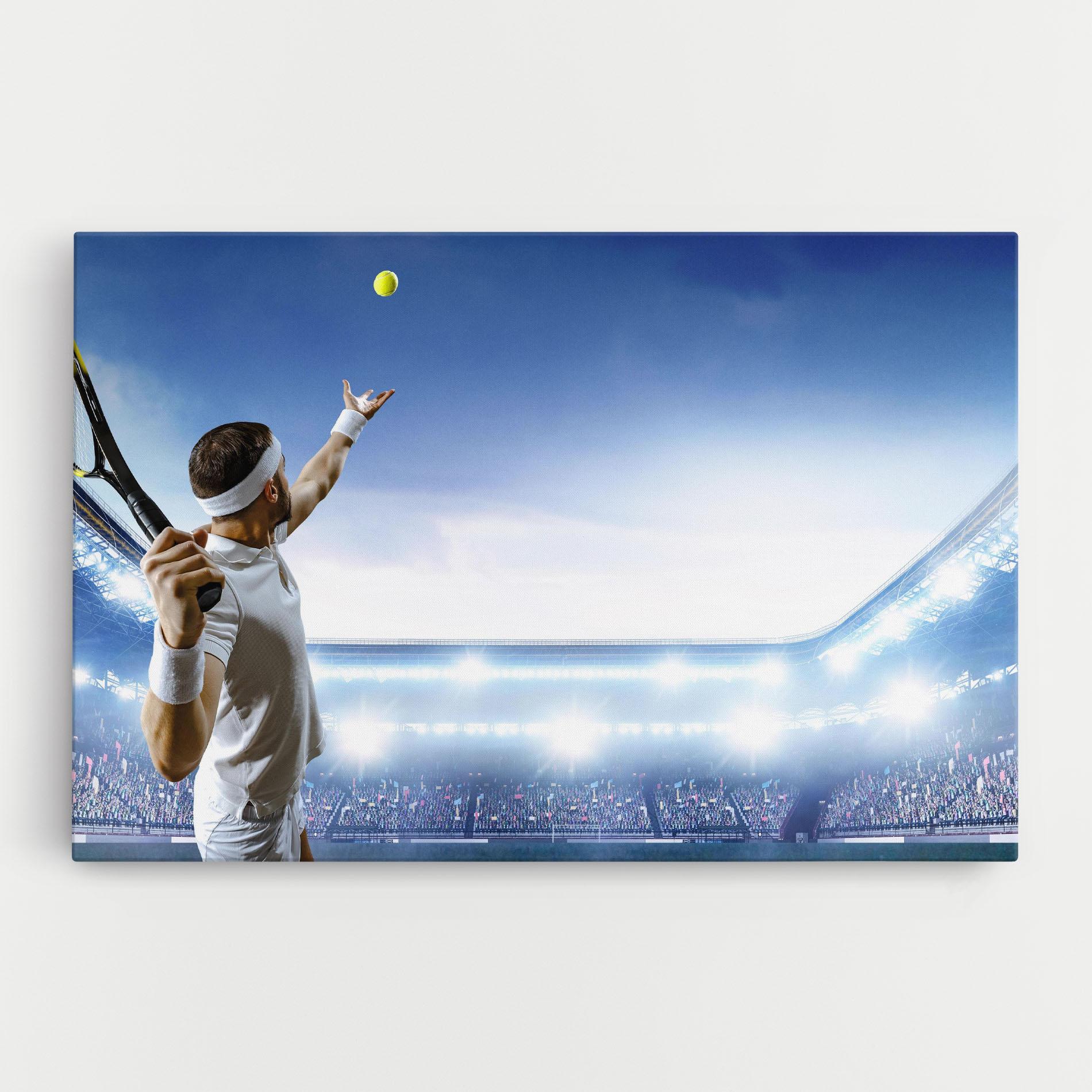 Vászonkép Stadium Tennis Player mockup 0