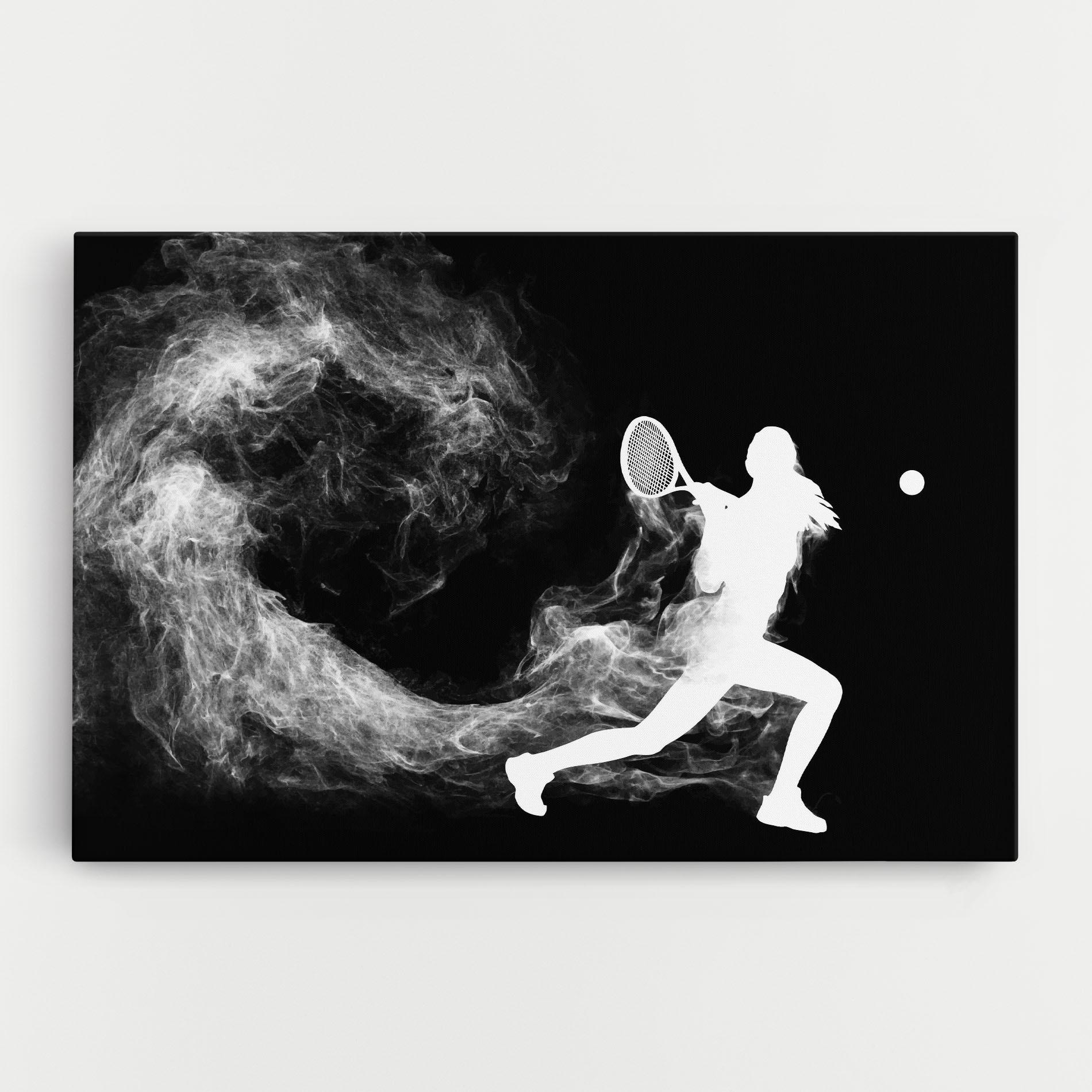 Vászonkép Tennis Spoke White mockup 0