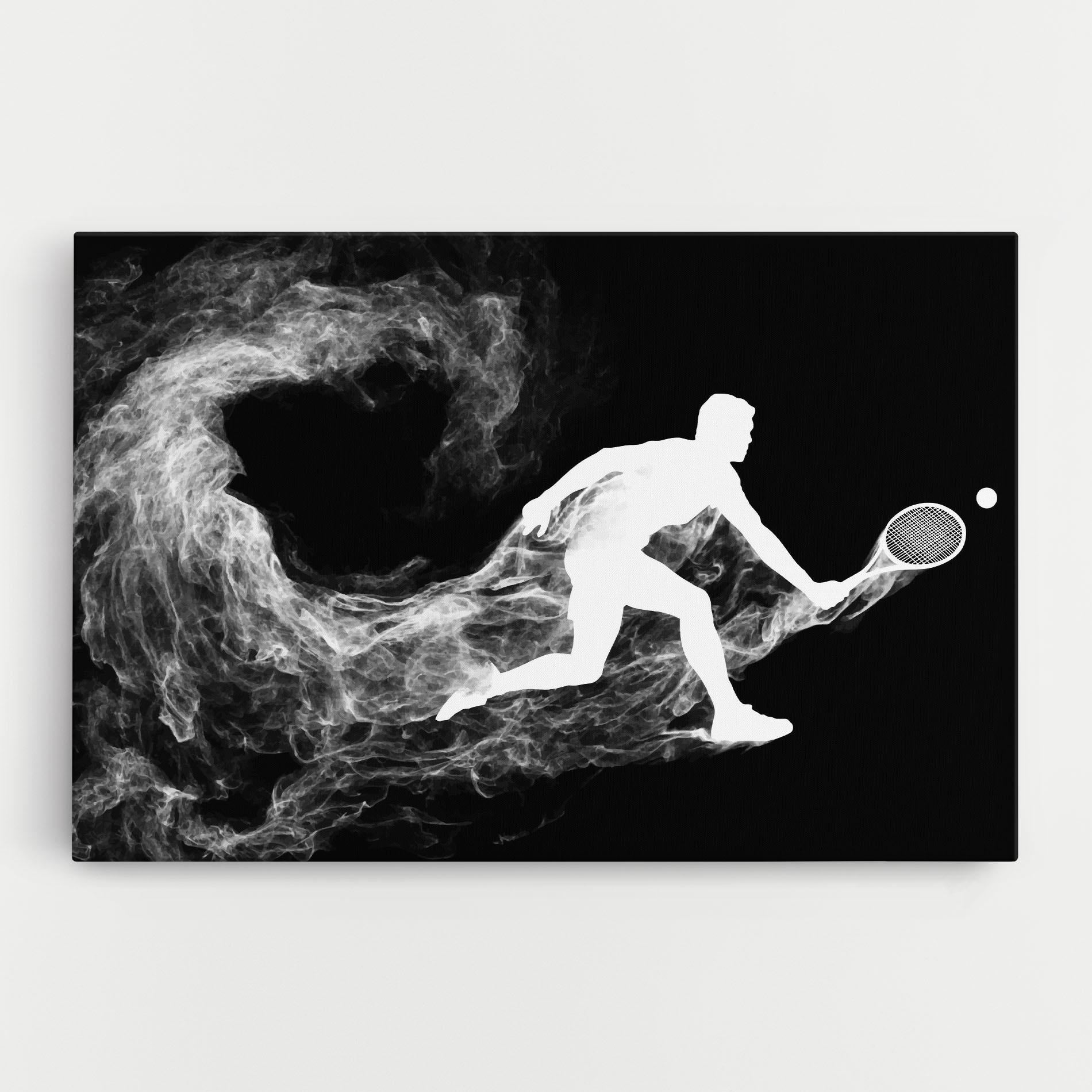Vászonkép Tennis White Smoke mockup 0