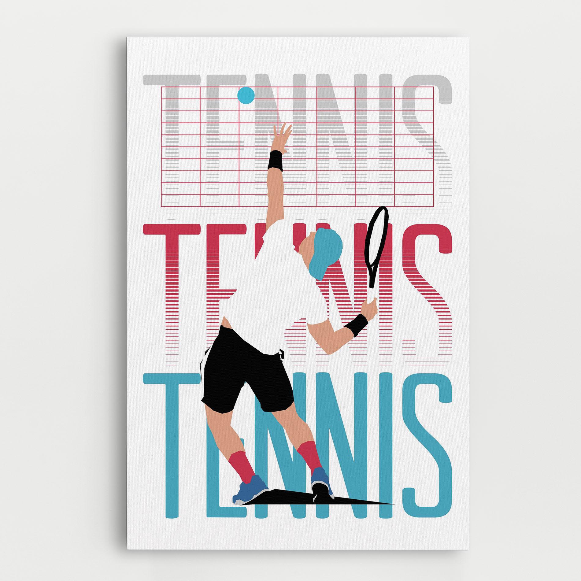 Vászonkép Tennis Ball Jump mockup 0