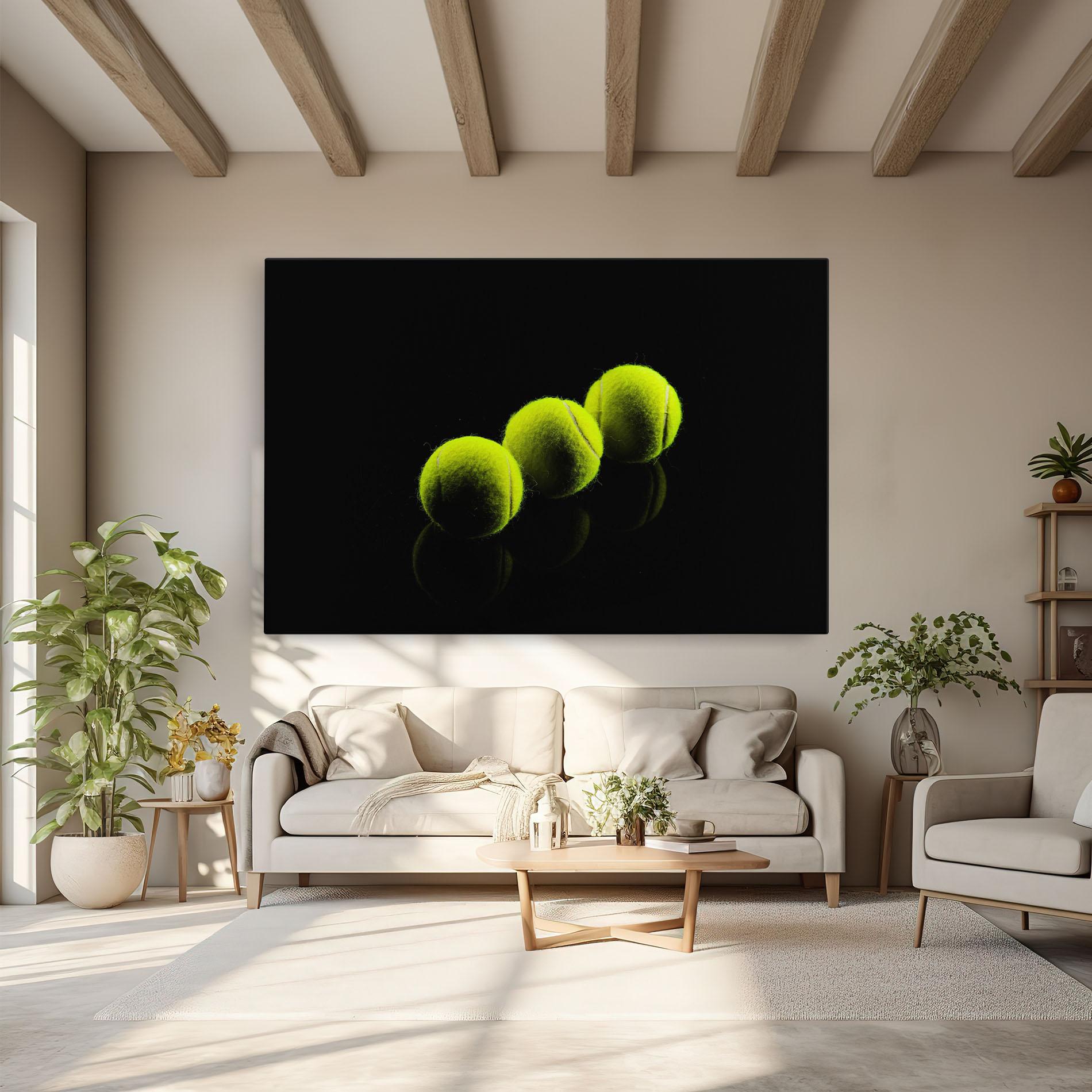 Vászonkép 3 Tennis Balls mockup 6