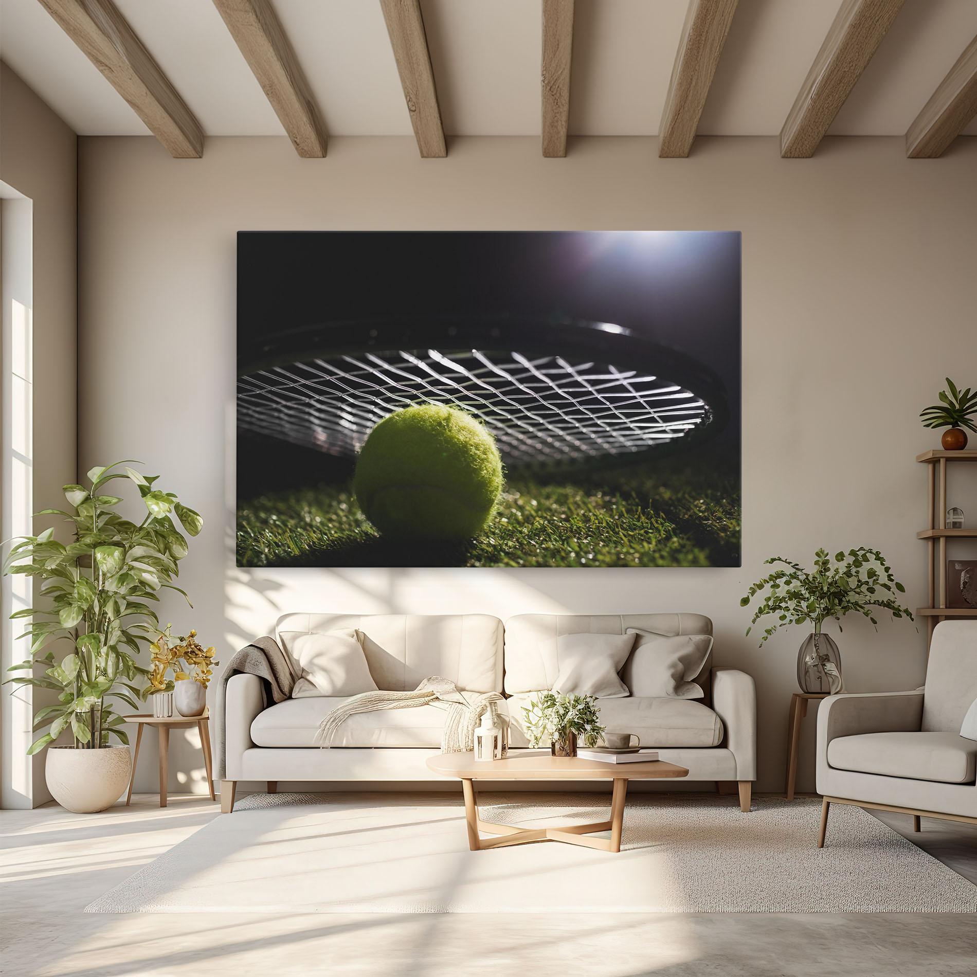 Vászonkép Close Up Tennis Ball mockup 6