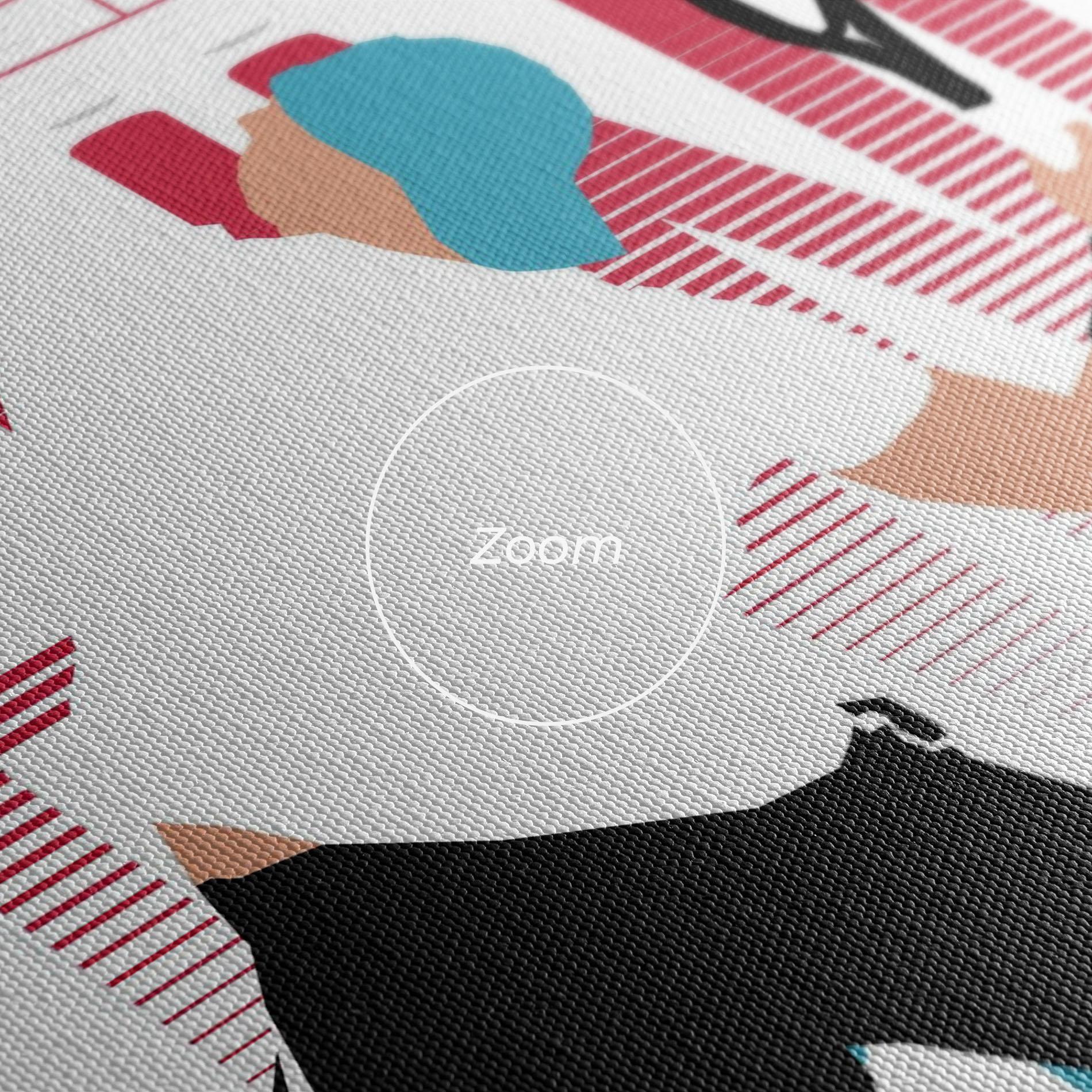 Vászonkép Tennis Ball Jump mockup 3