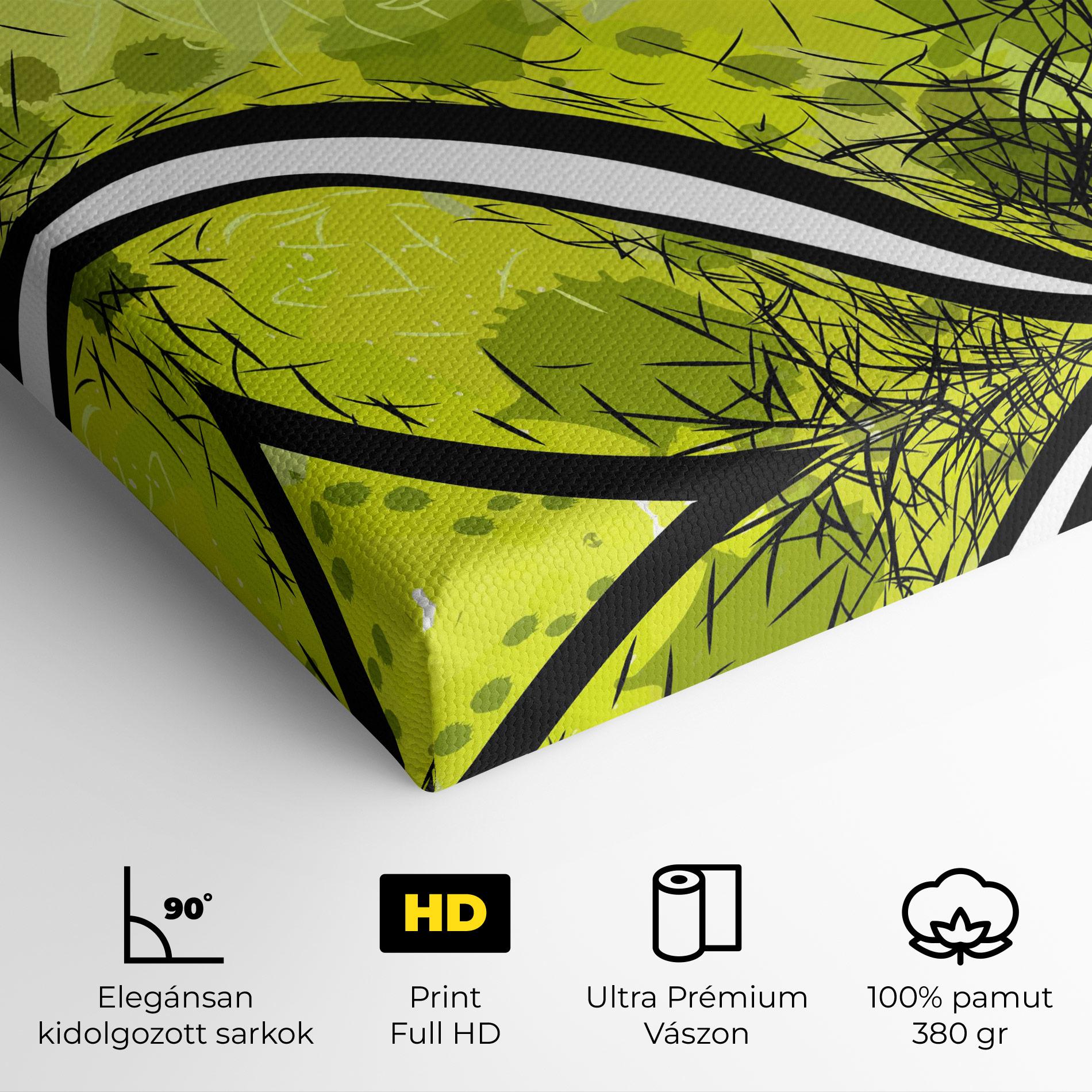Vászonkép Big Tennis Ball mockup 4