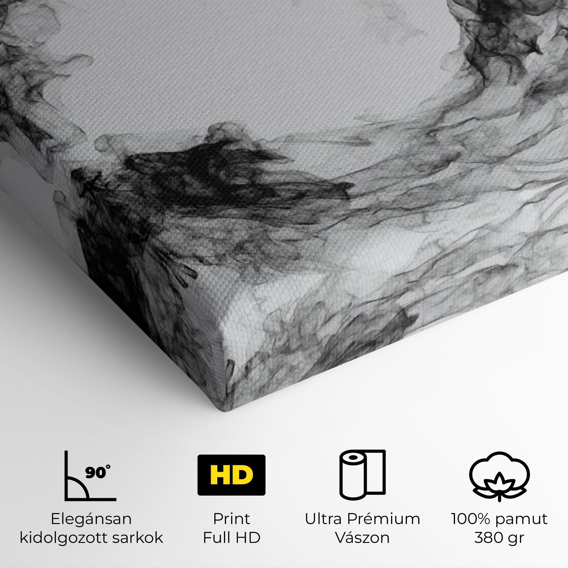 Vászonkép Black Tennis Smoke mockup 4