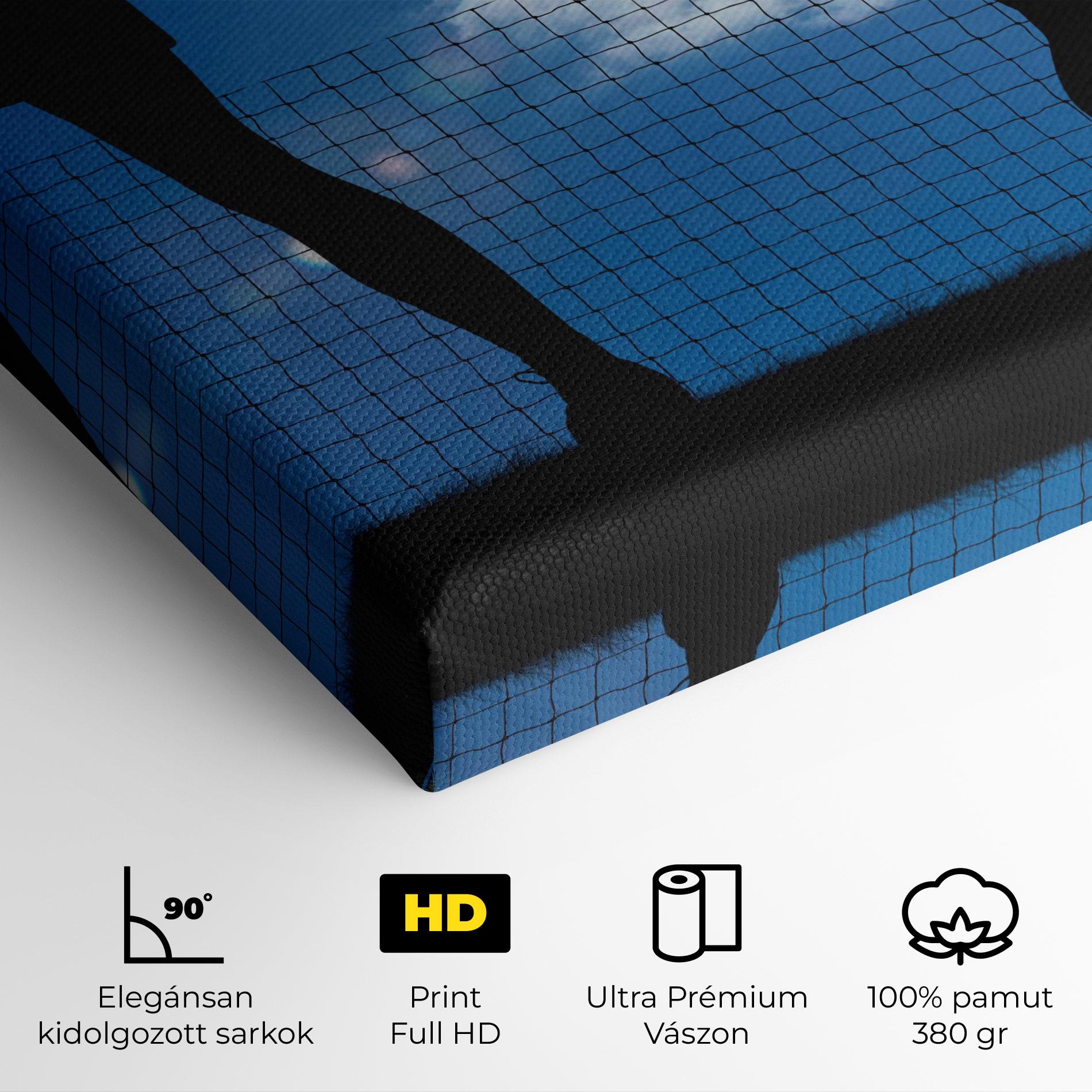 Vászonkép Blue Sky Tennis mockup 4