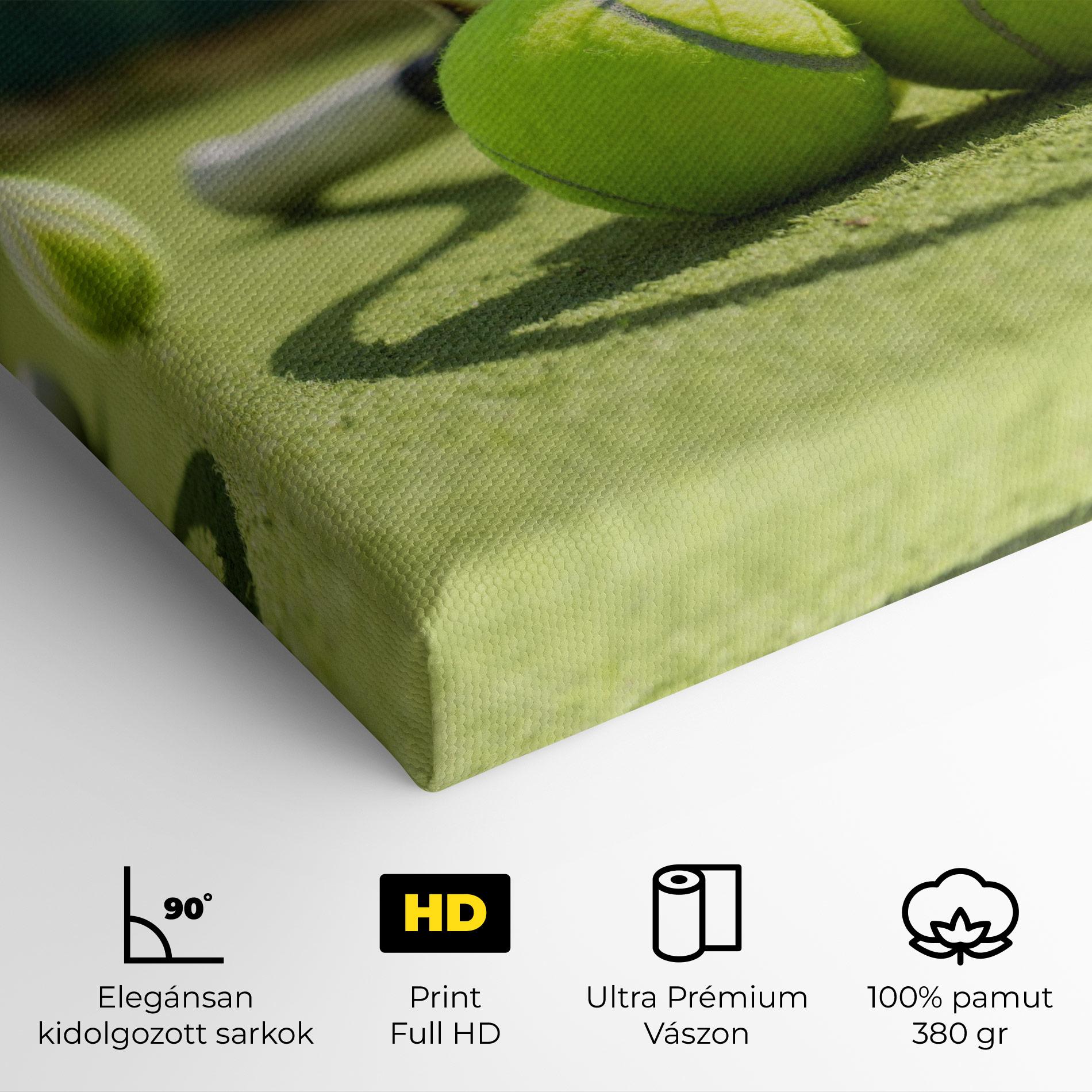 Vászonkép Grass Tennis Balls mockup 4