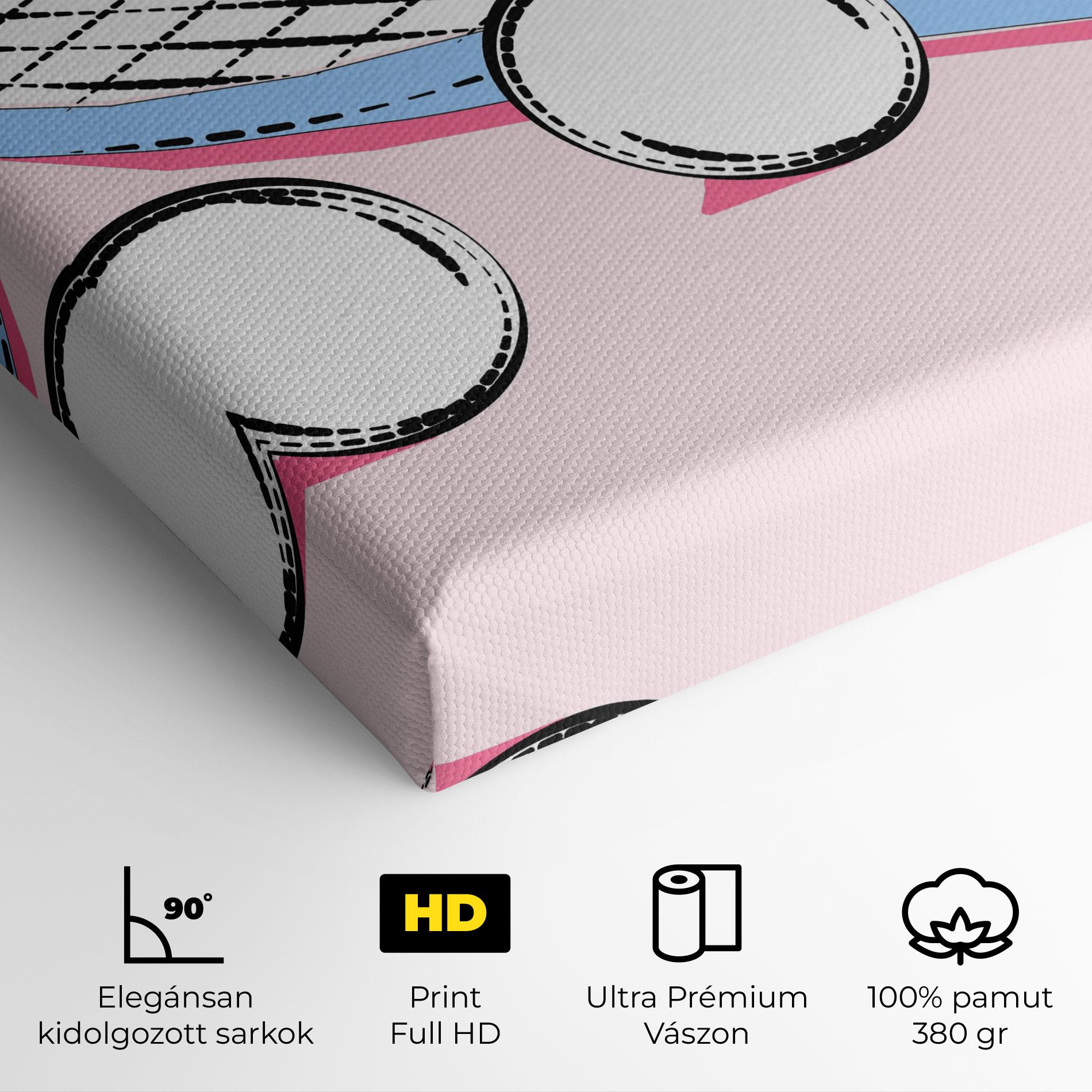 Vászonkép Pink Tennis mockup 4