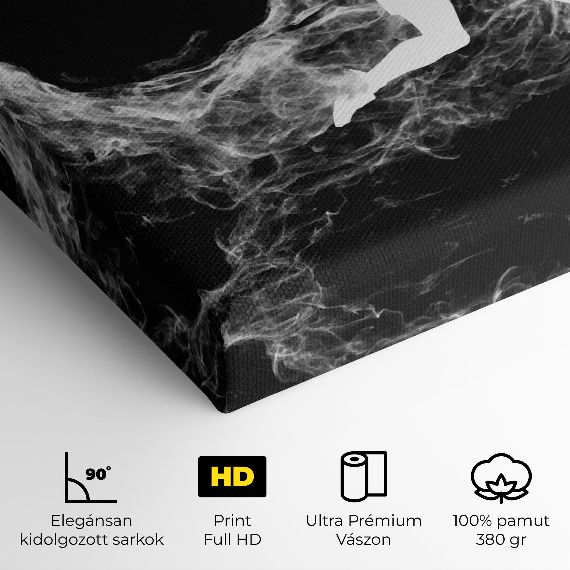 Vászonkép Tennis White Smoke mockup 4