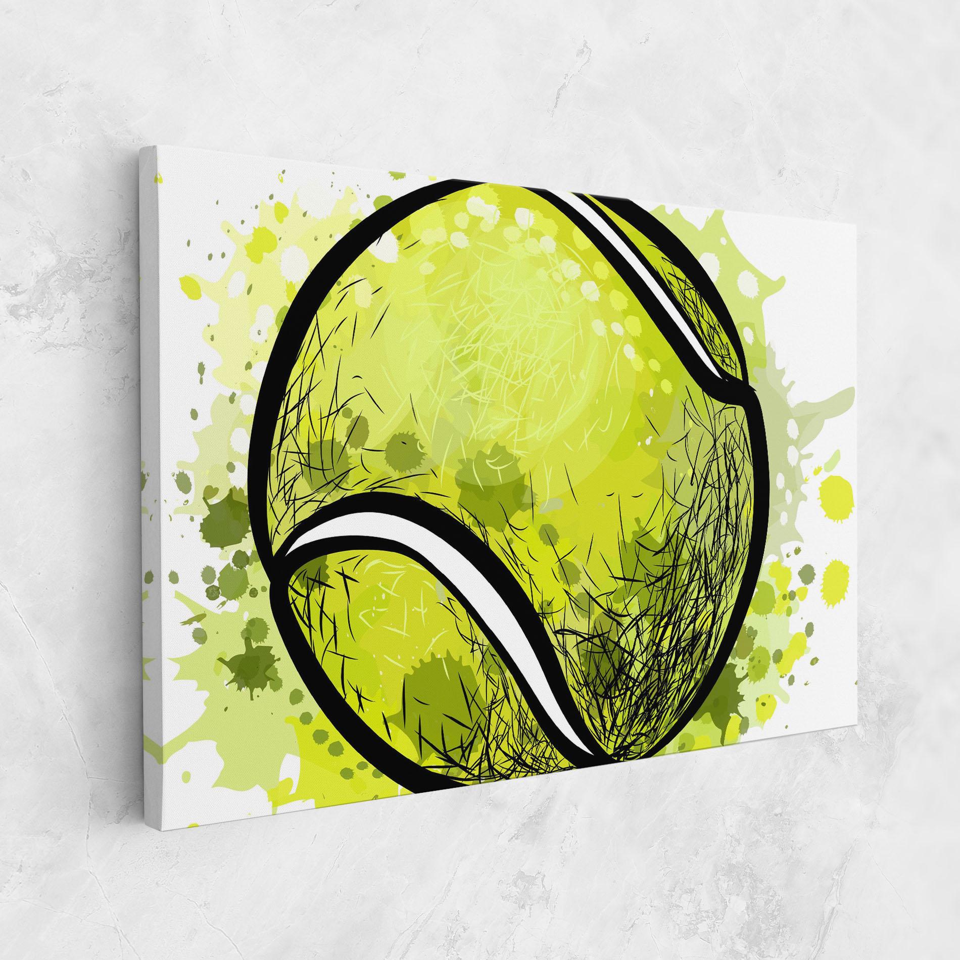 Vászonkép Big Tennis Ball mockup 1