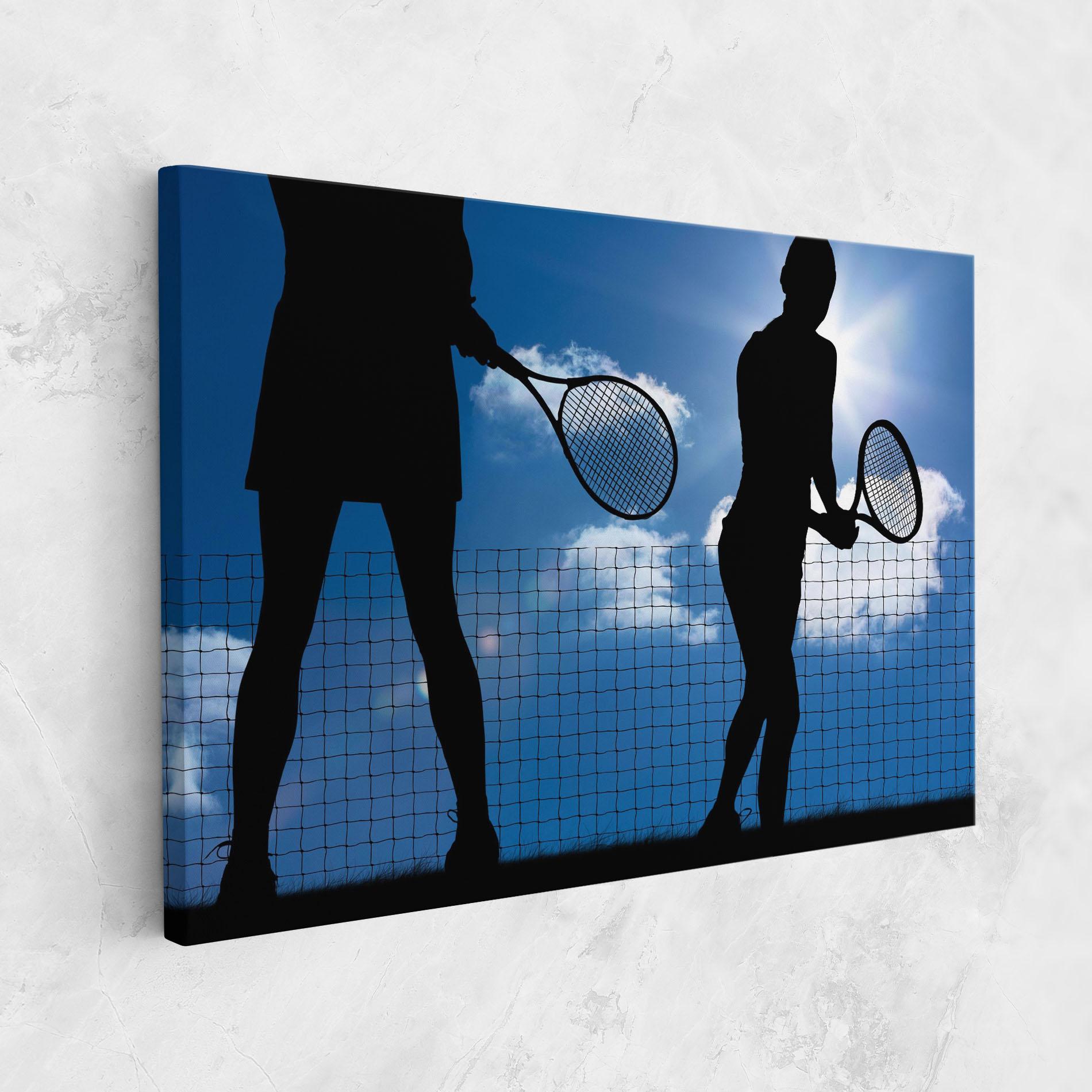 Vászonkép Blue Sky Tennis mockup 1