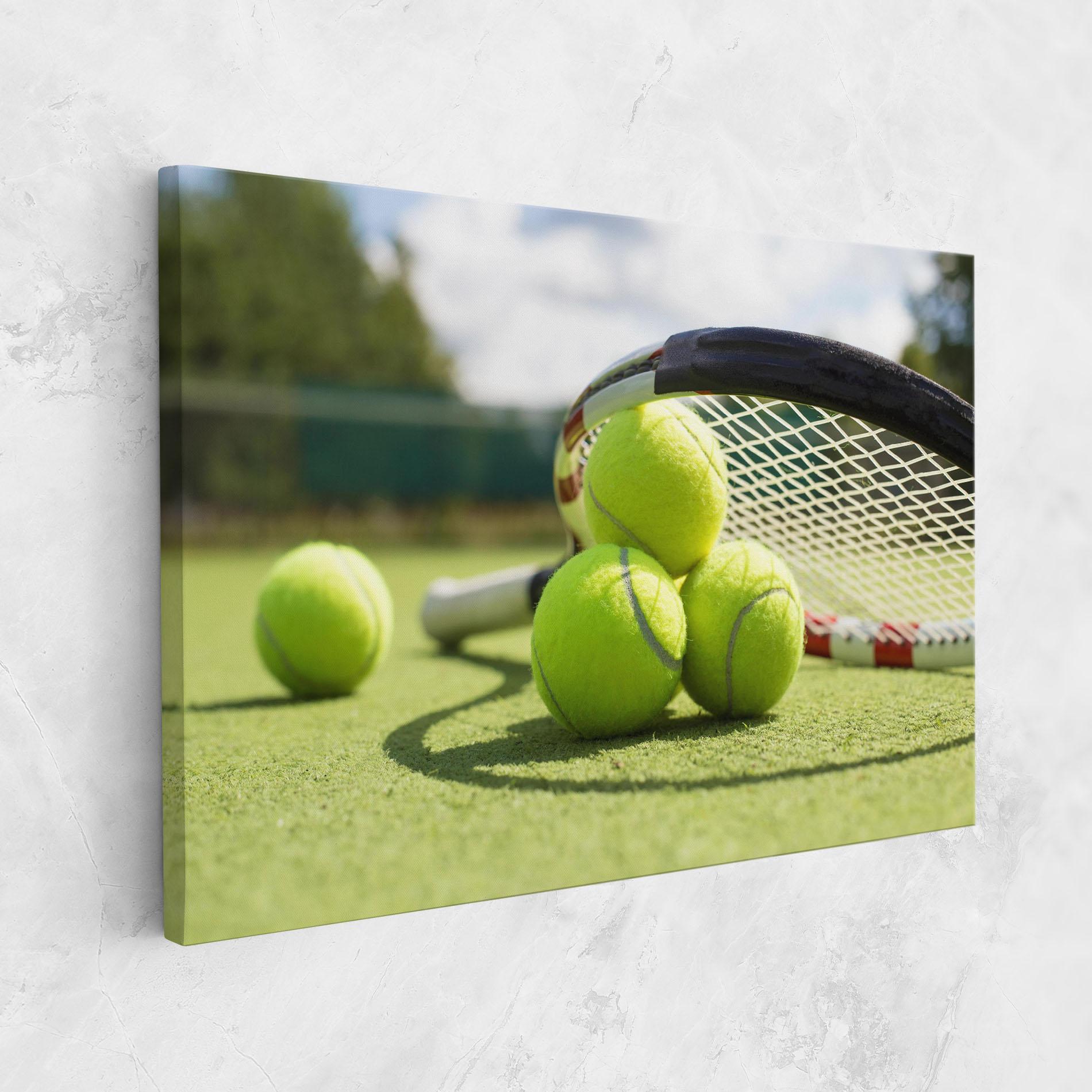 Vászonkép Grass Tennis Balls mockup 1