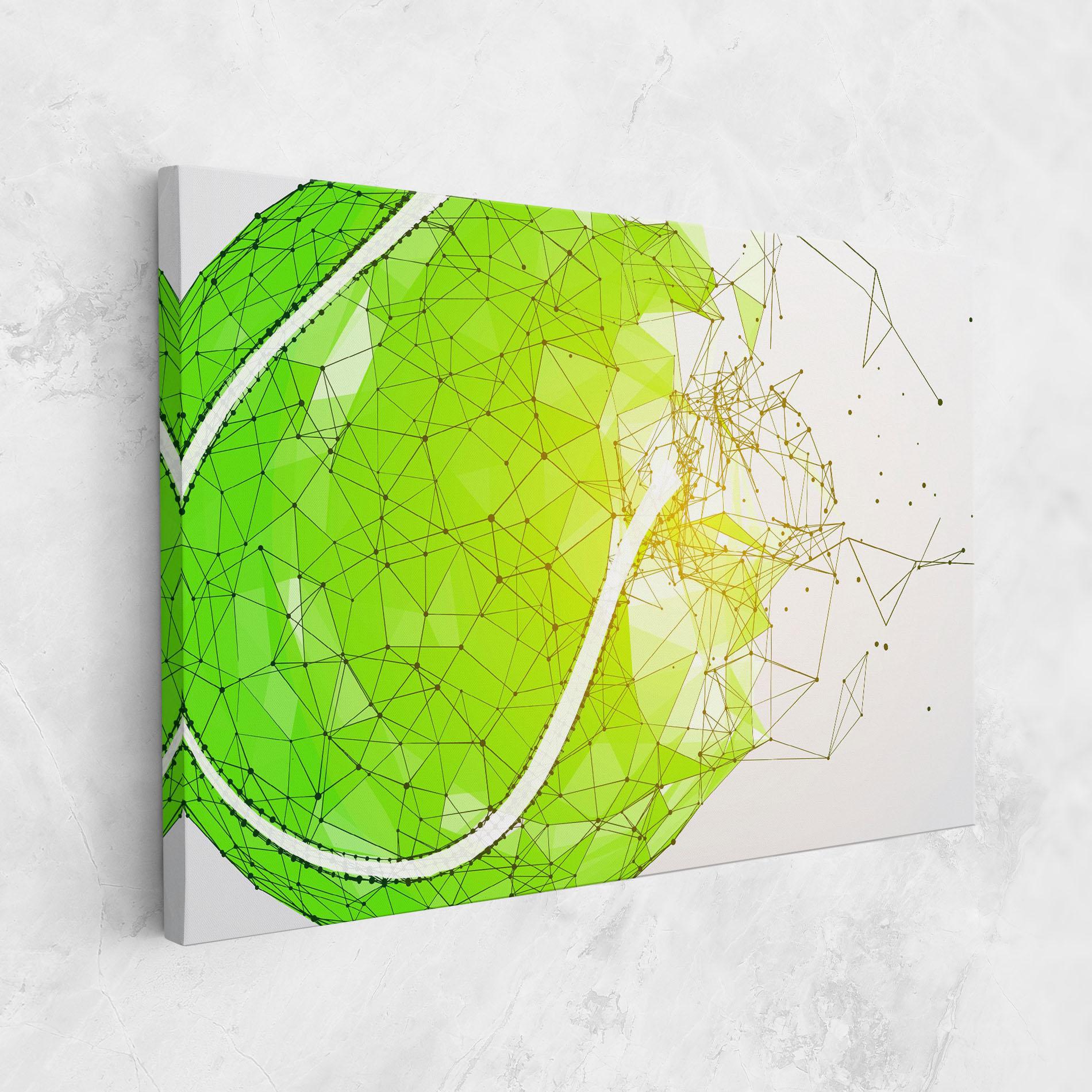 Vászonkép Green Line Tennis mockup 1