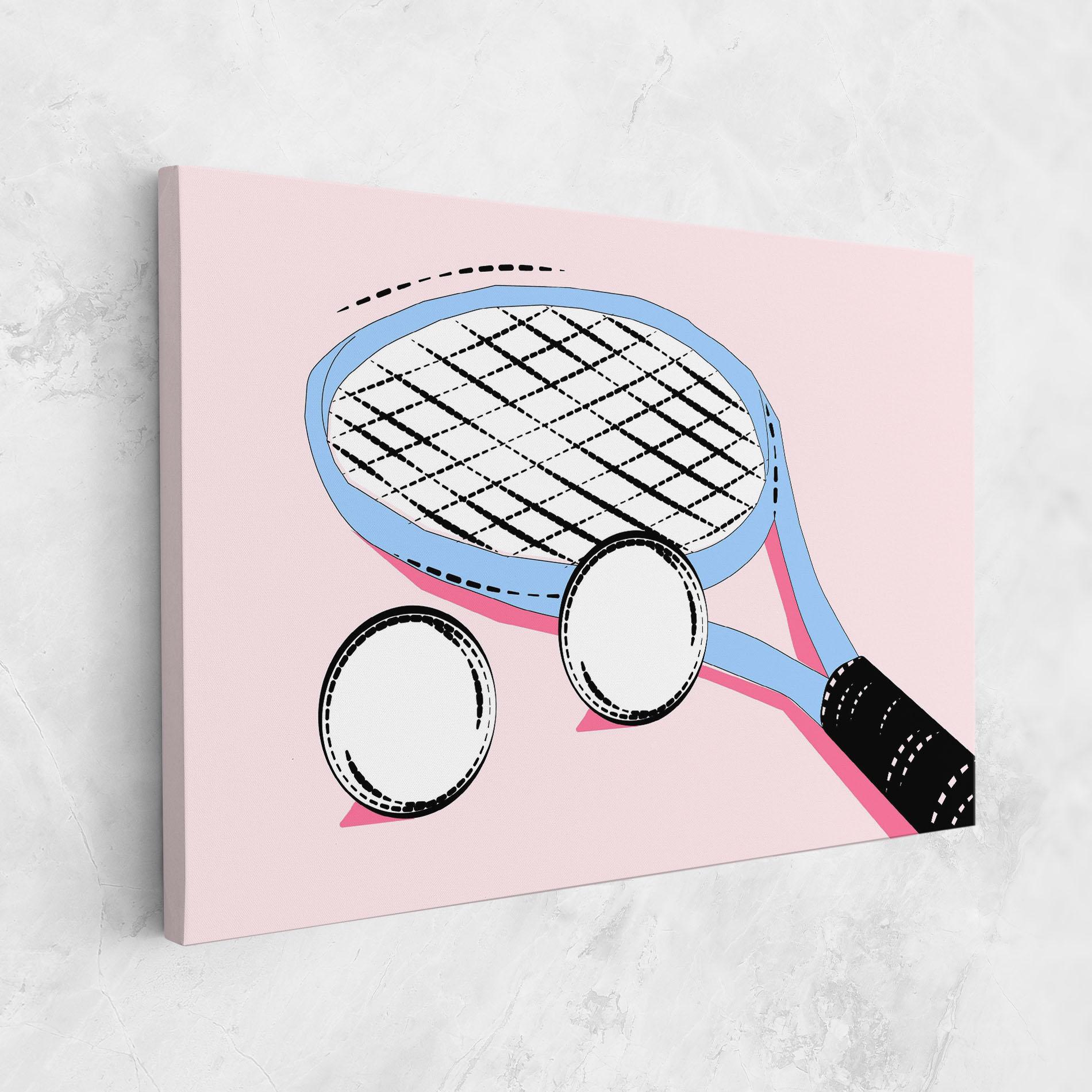 Vászonkép Pink Tennis mockup 1