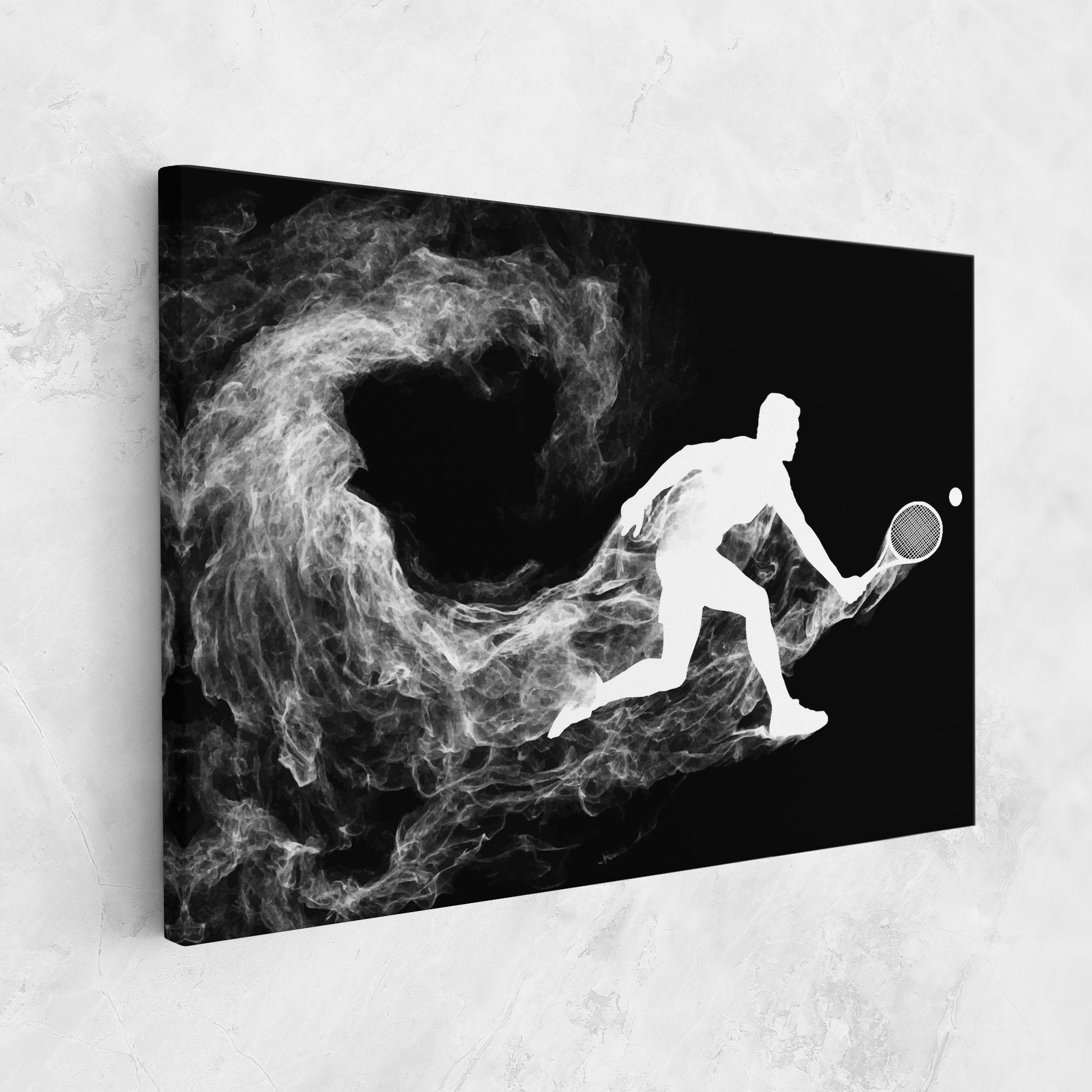 Vászonkép Tennis White Smoke mockup 1