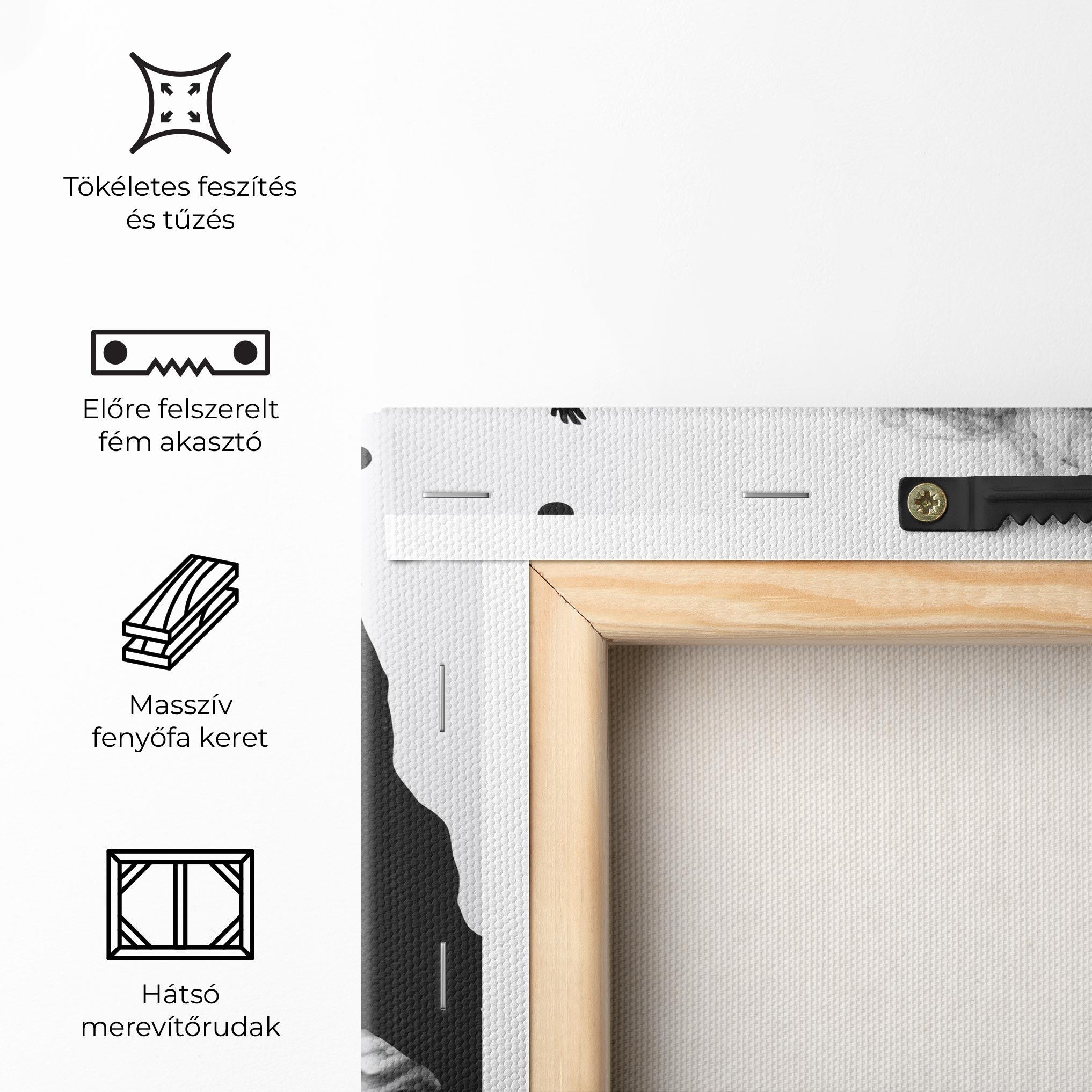 Vászonkép Black Tennis Smoke mockup 5