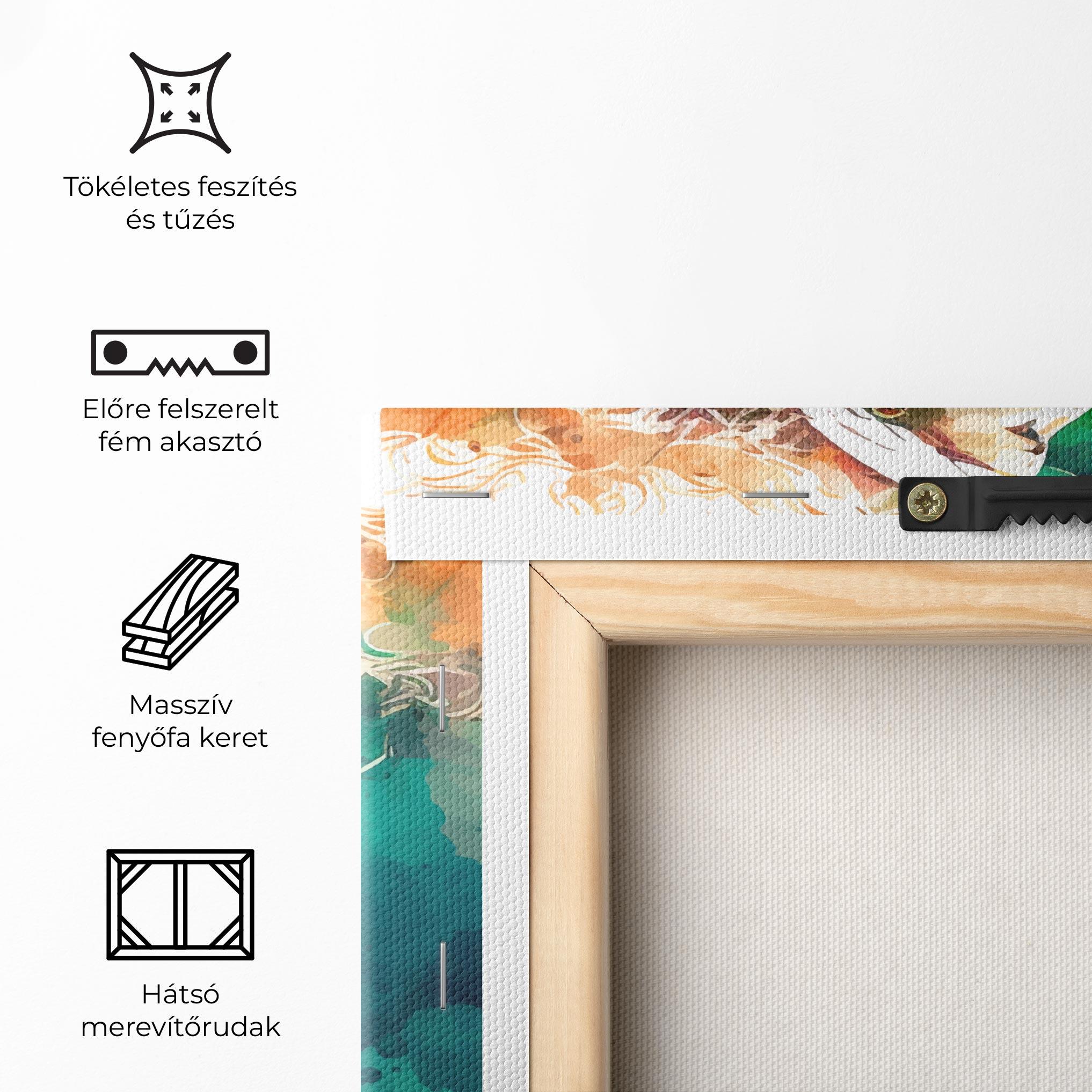 Vászonkép Green Art Tennis mockup 5