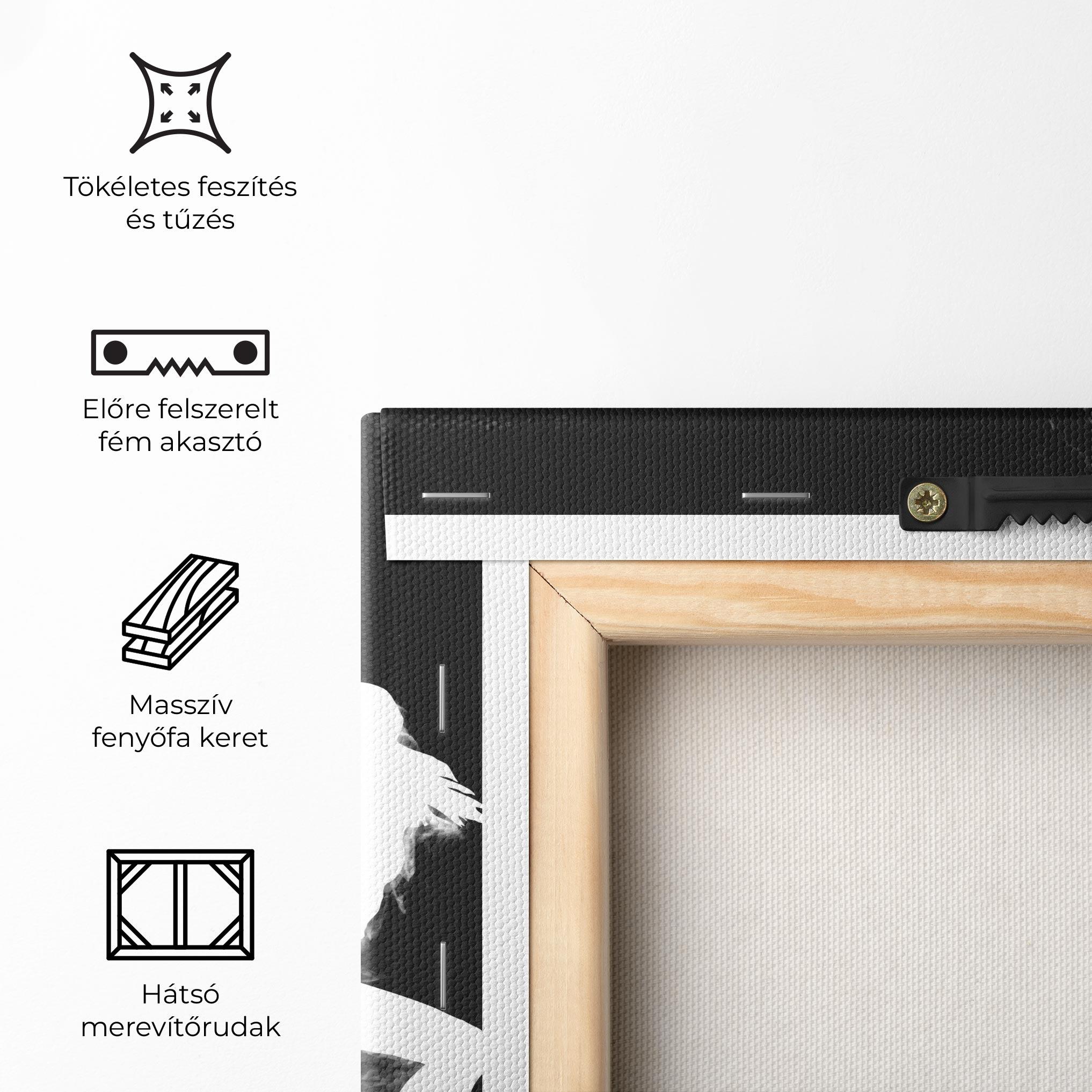 Vászonkép Tennis Spoke White mockup 5