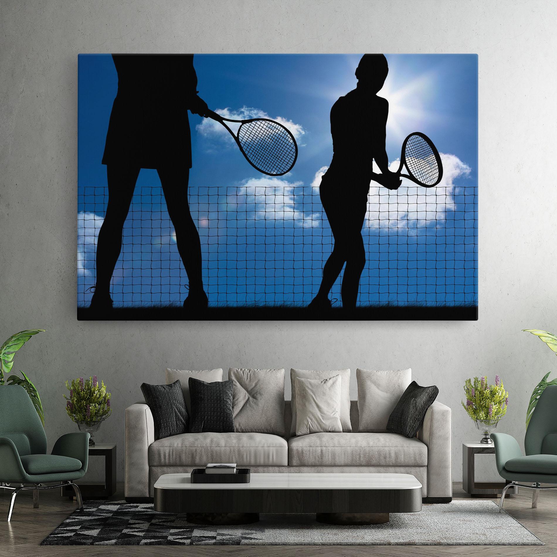 Vászonkép Blue Sky Tennis mockup 7