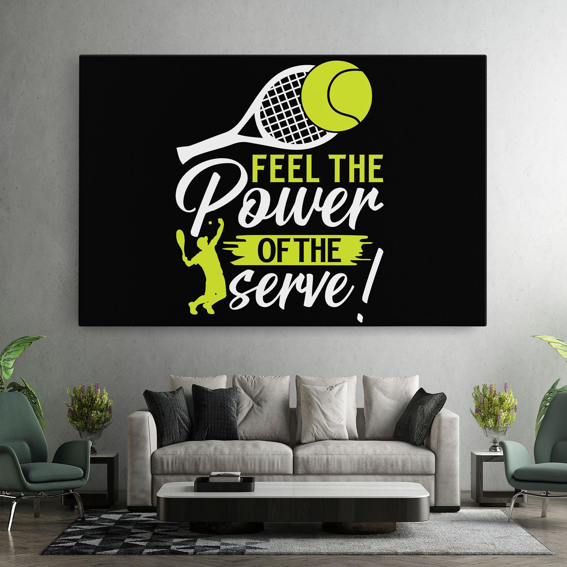 Vászonkép Power Serve mockup 7