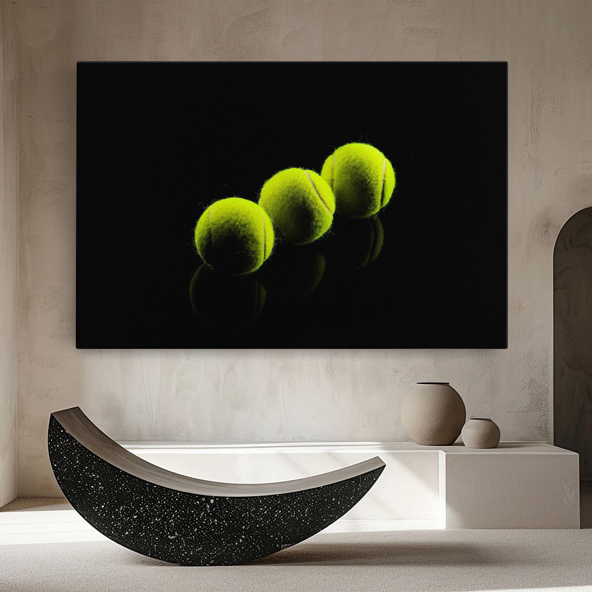 Vászonkép 3 Tennis Balls mockup 8