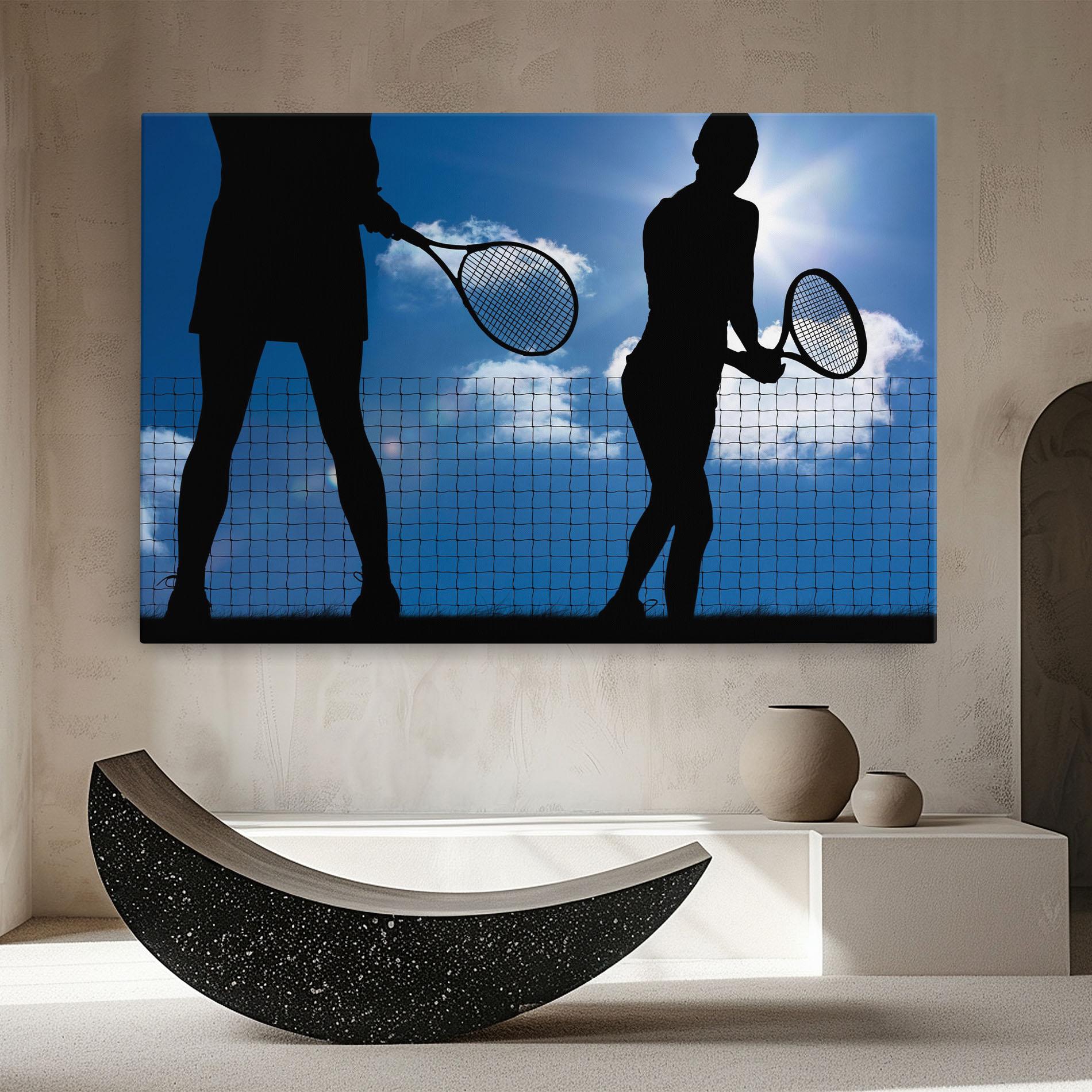 Vászonkép Blue Sky Tennis mockup 8
