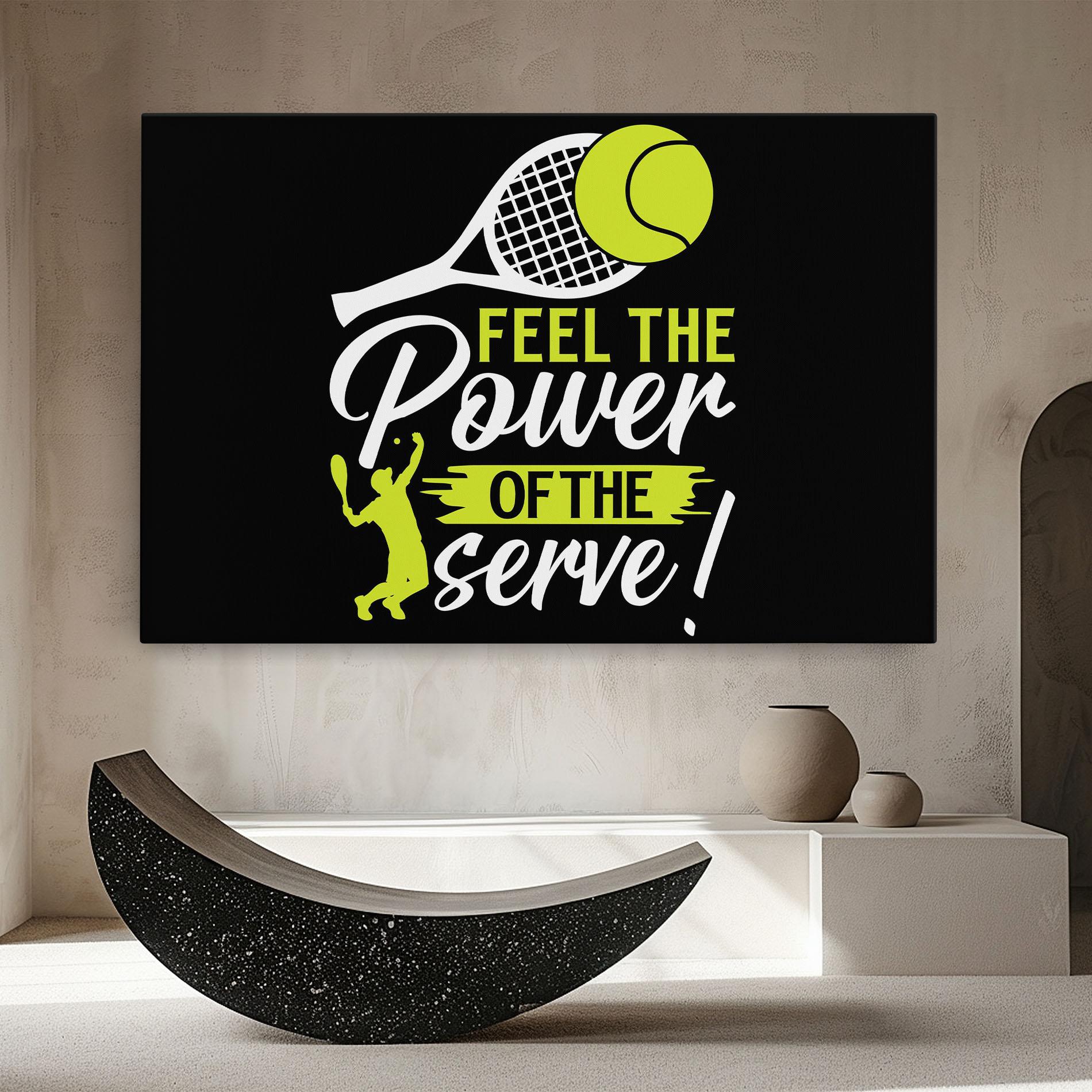 Vászonkép Power Serve mockup 8