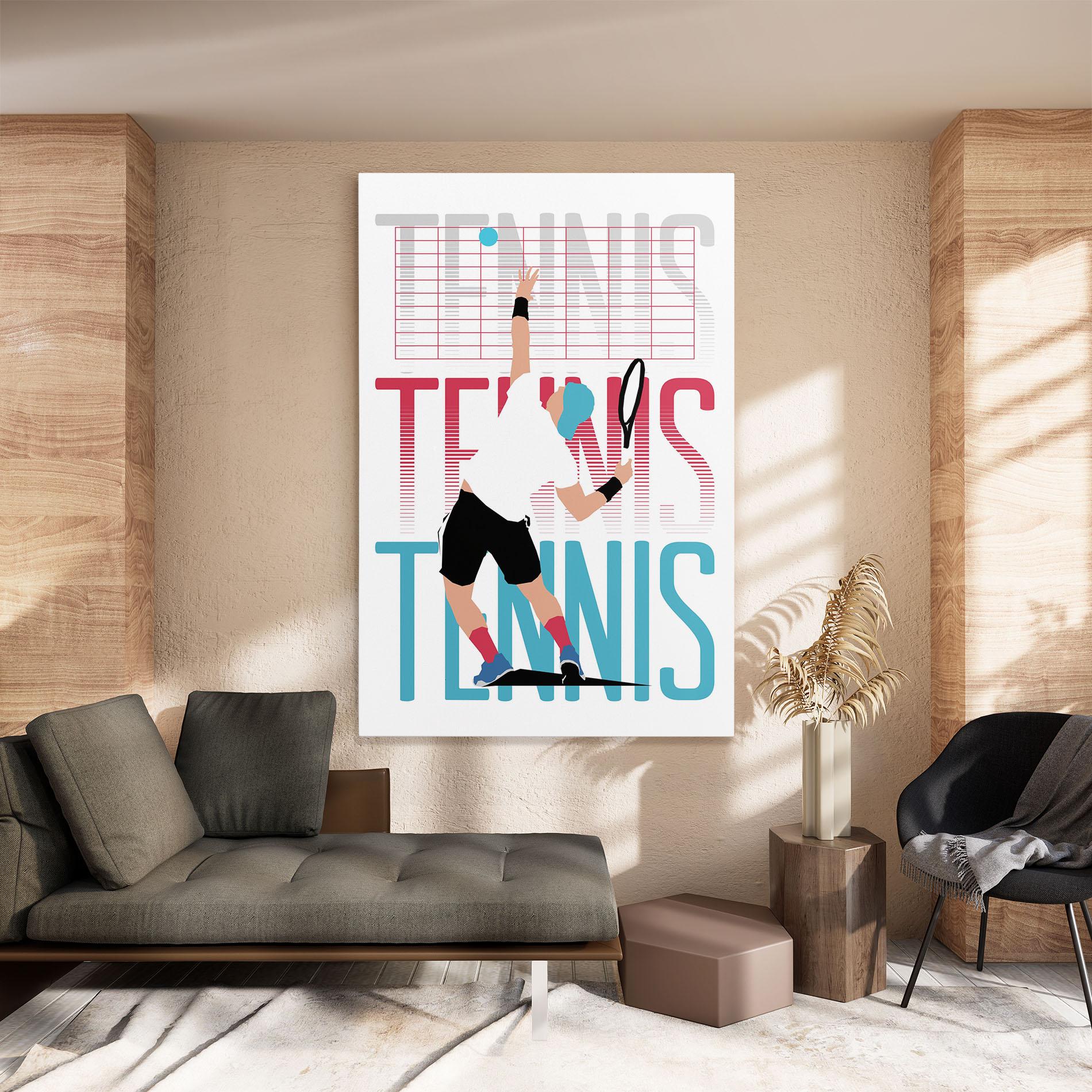 Vászonkép Tennis Ball Jump mockup 8