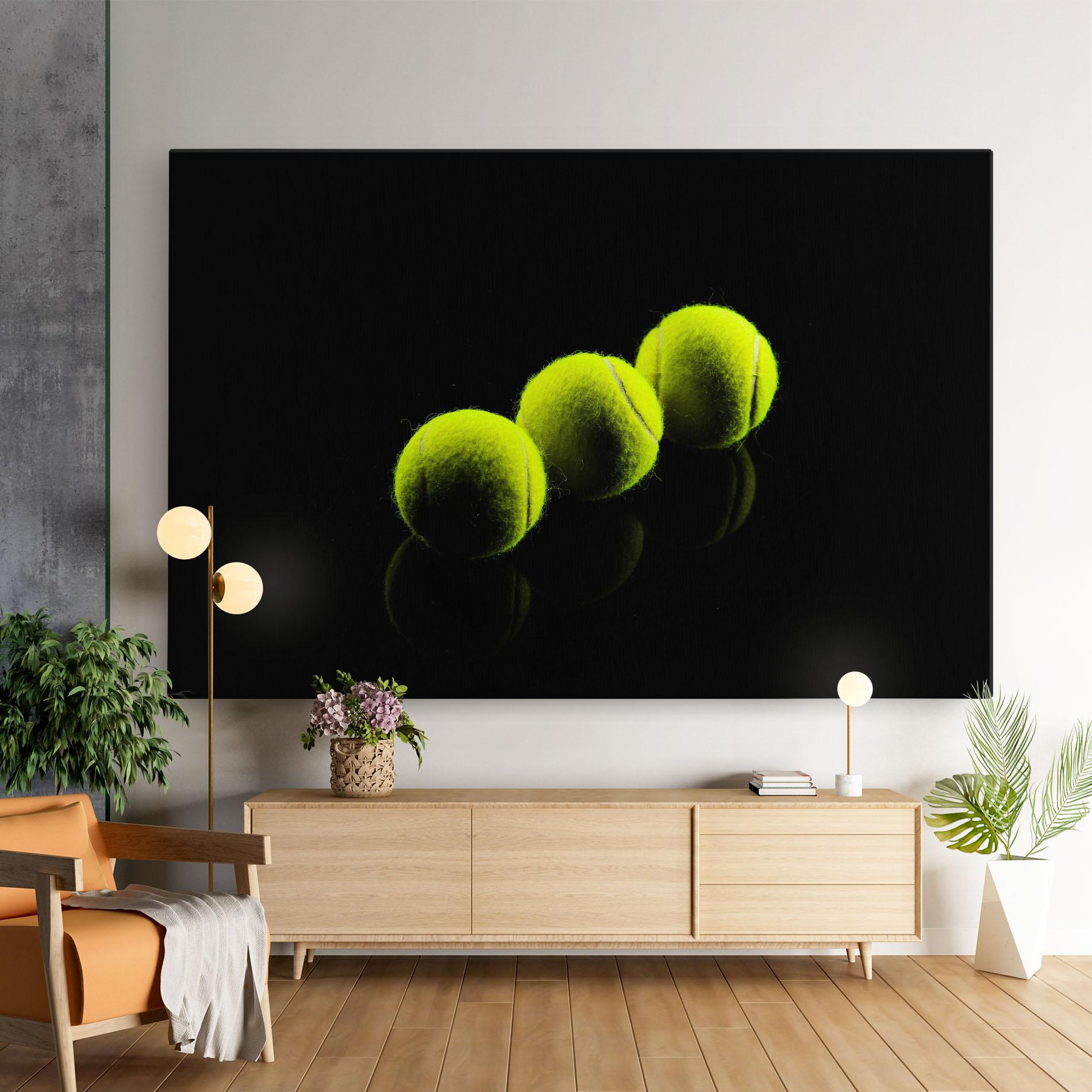 Vászonkép 3 Tennis Balls mockup 9