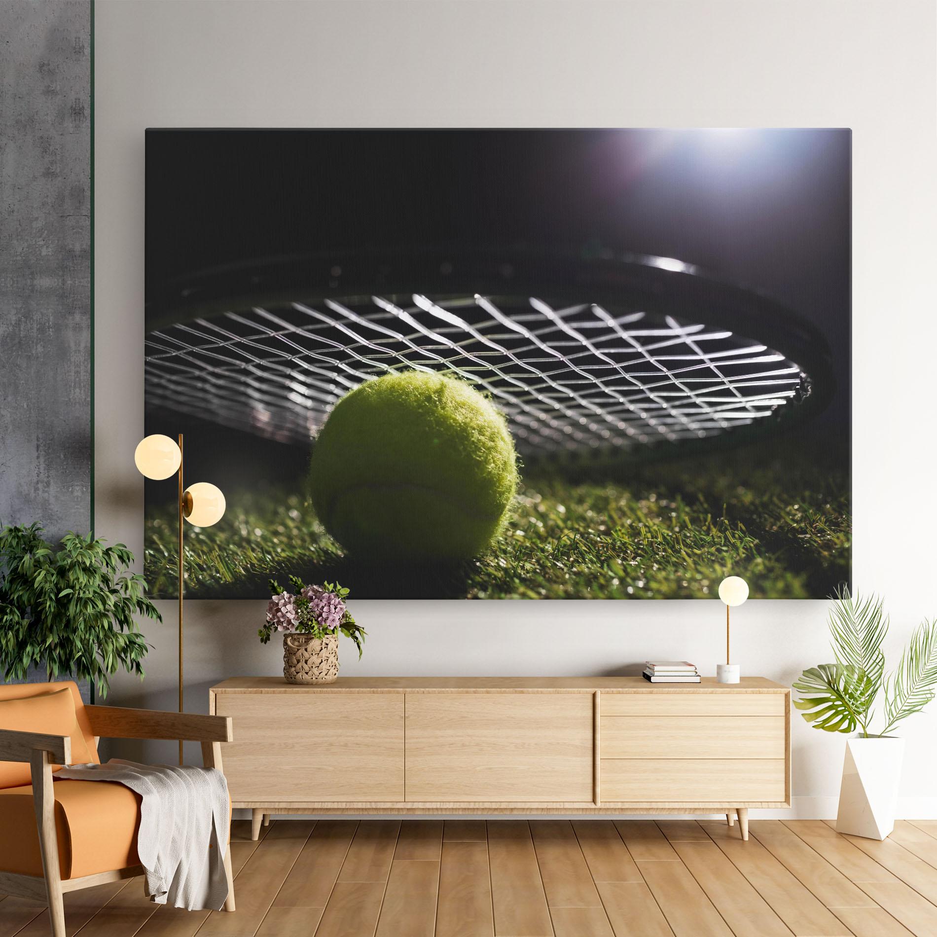 Vászonkép Close Up Tennis Ball mockup 9