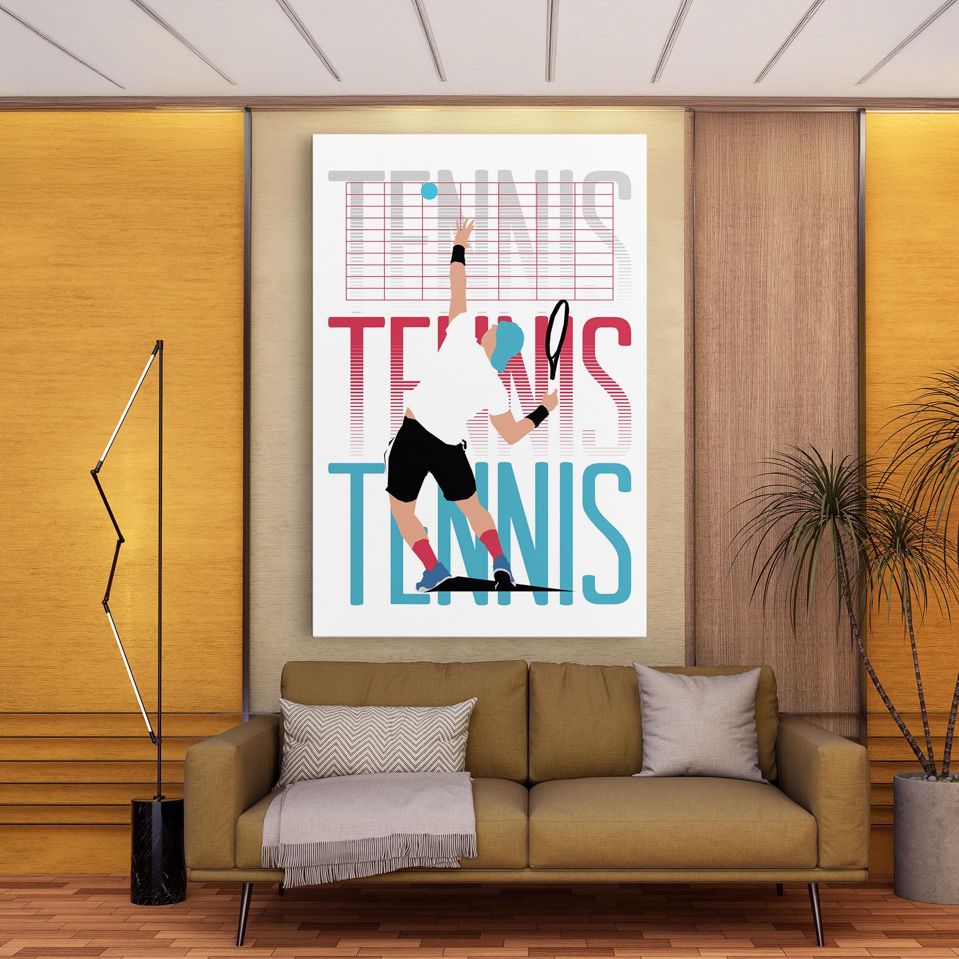 Vászonkép Tennis Ball Jump mockup 9