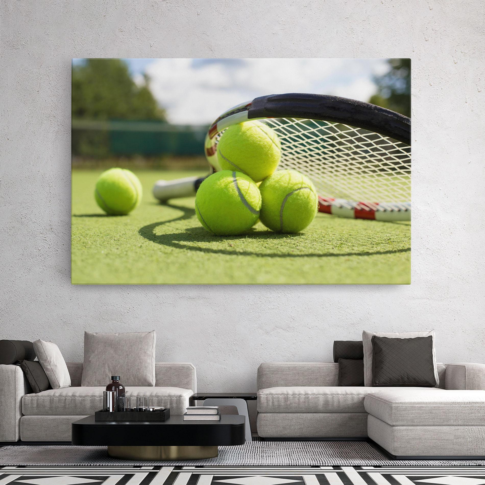 Vászonkép Grass Tennis Balls mockup 2