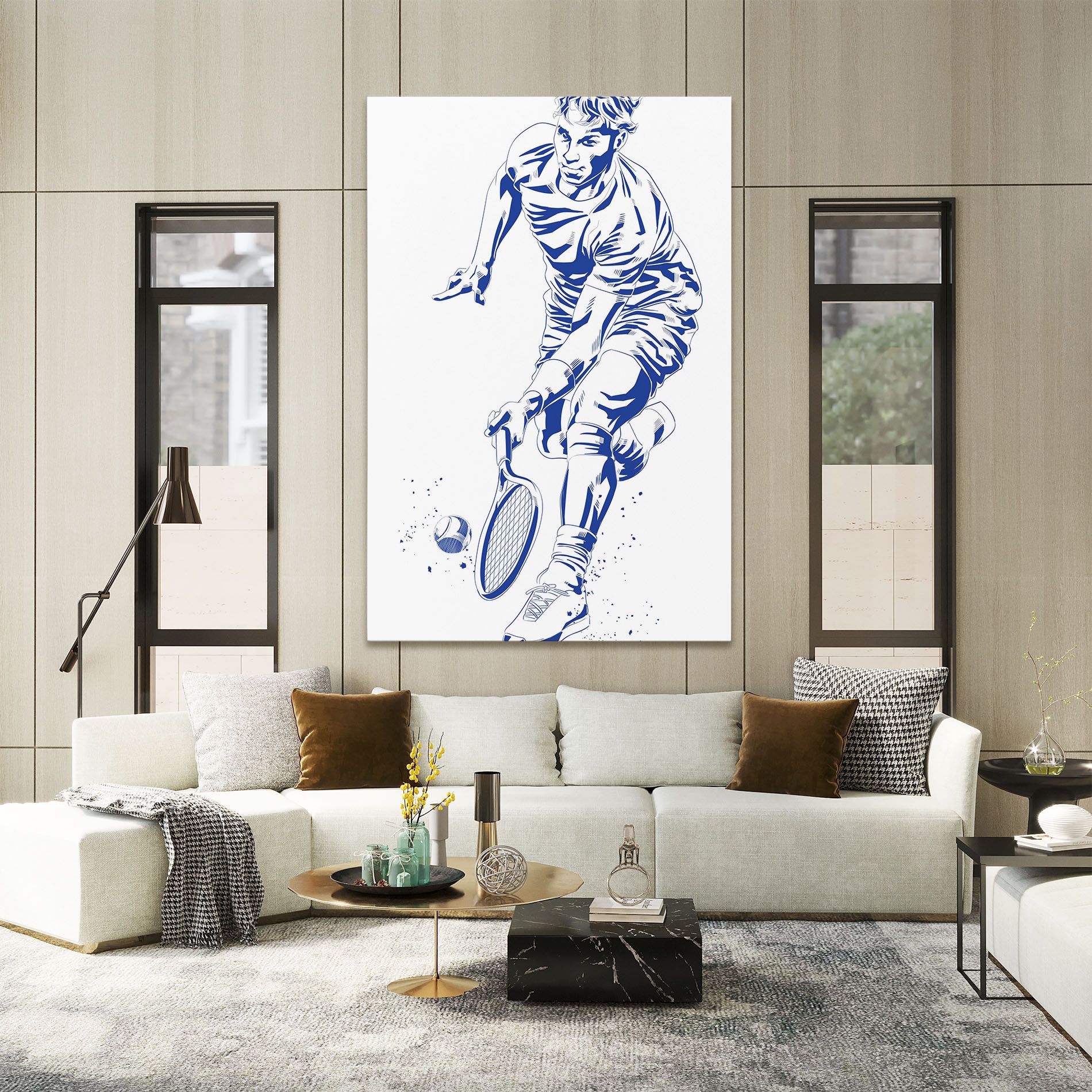 Blue Tennis mockup 2