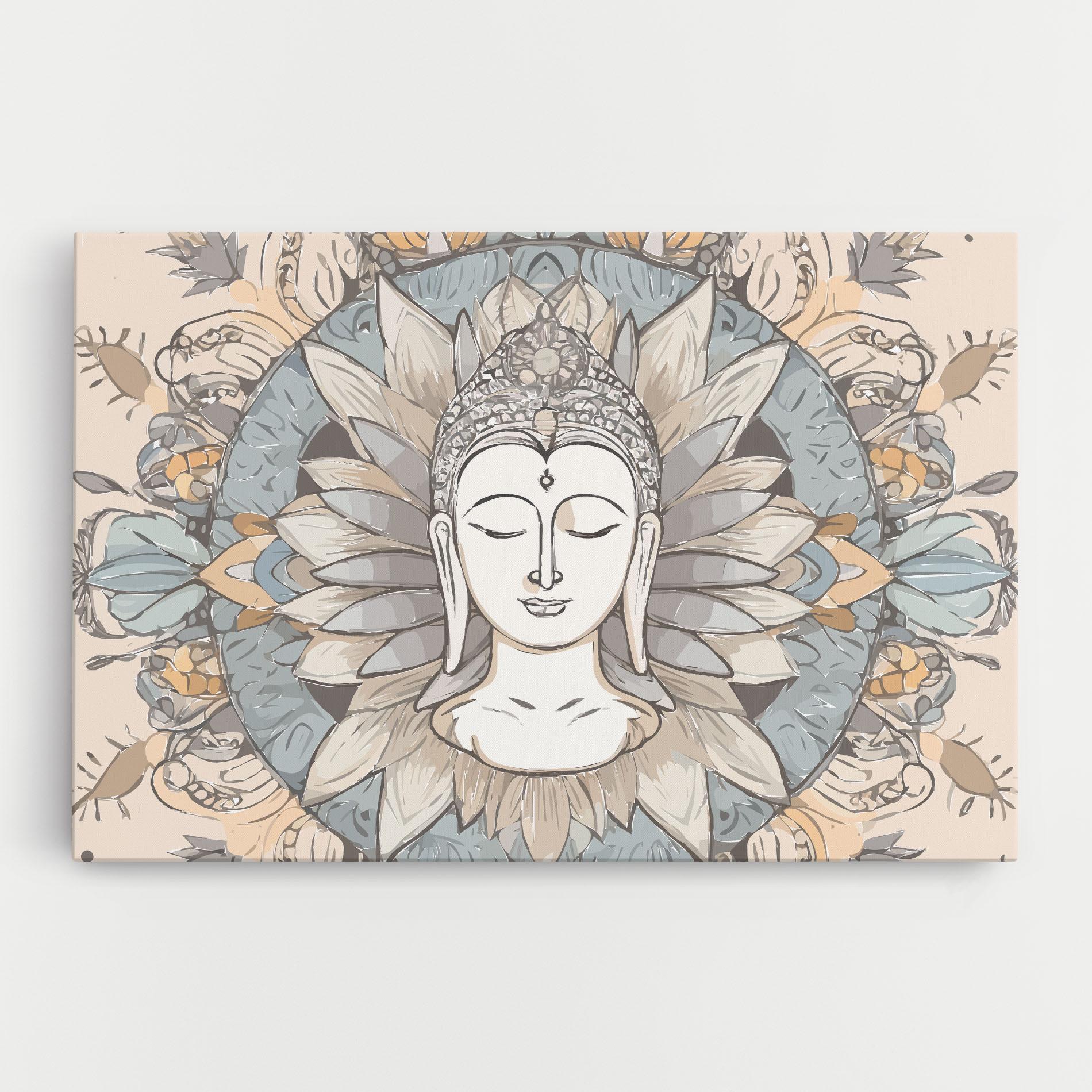 Vászonkép Boho Element mockup 0