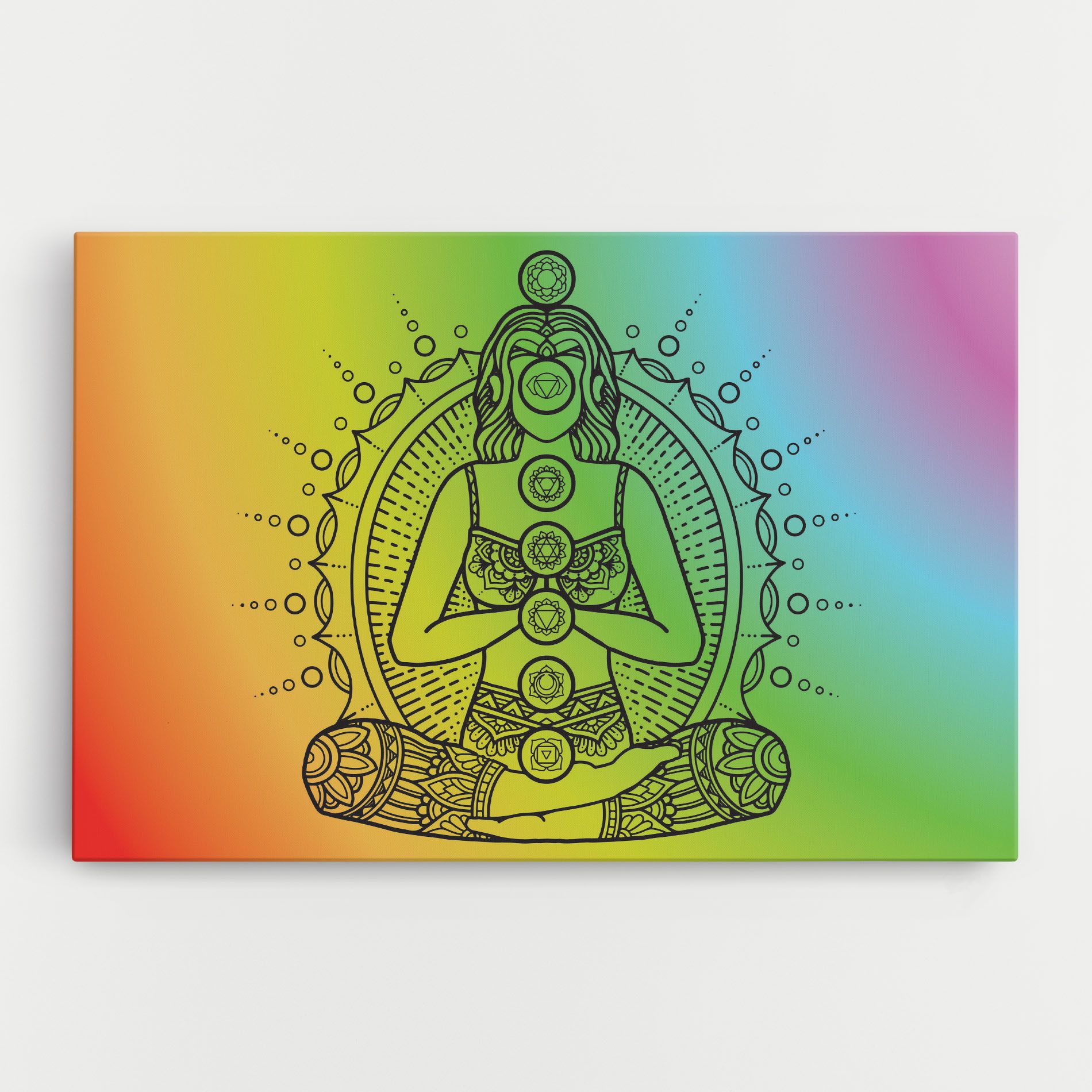 Girl Meditation mockup 0