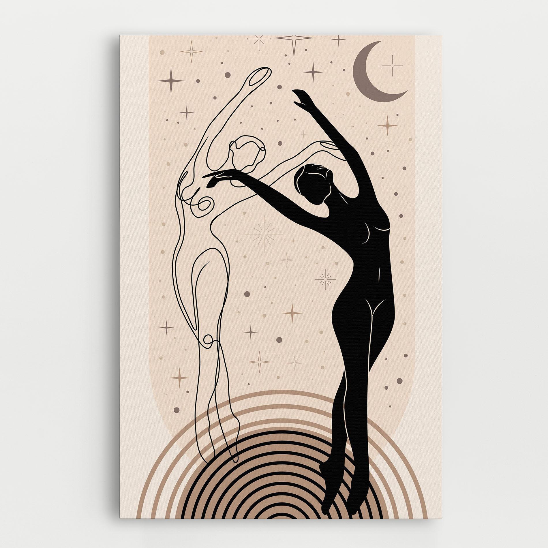 Vászonkép Balance Yoga mockup 0