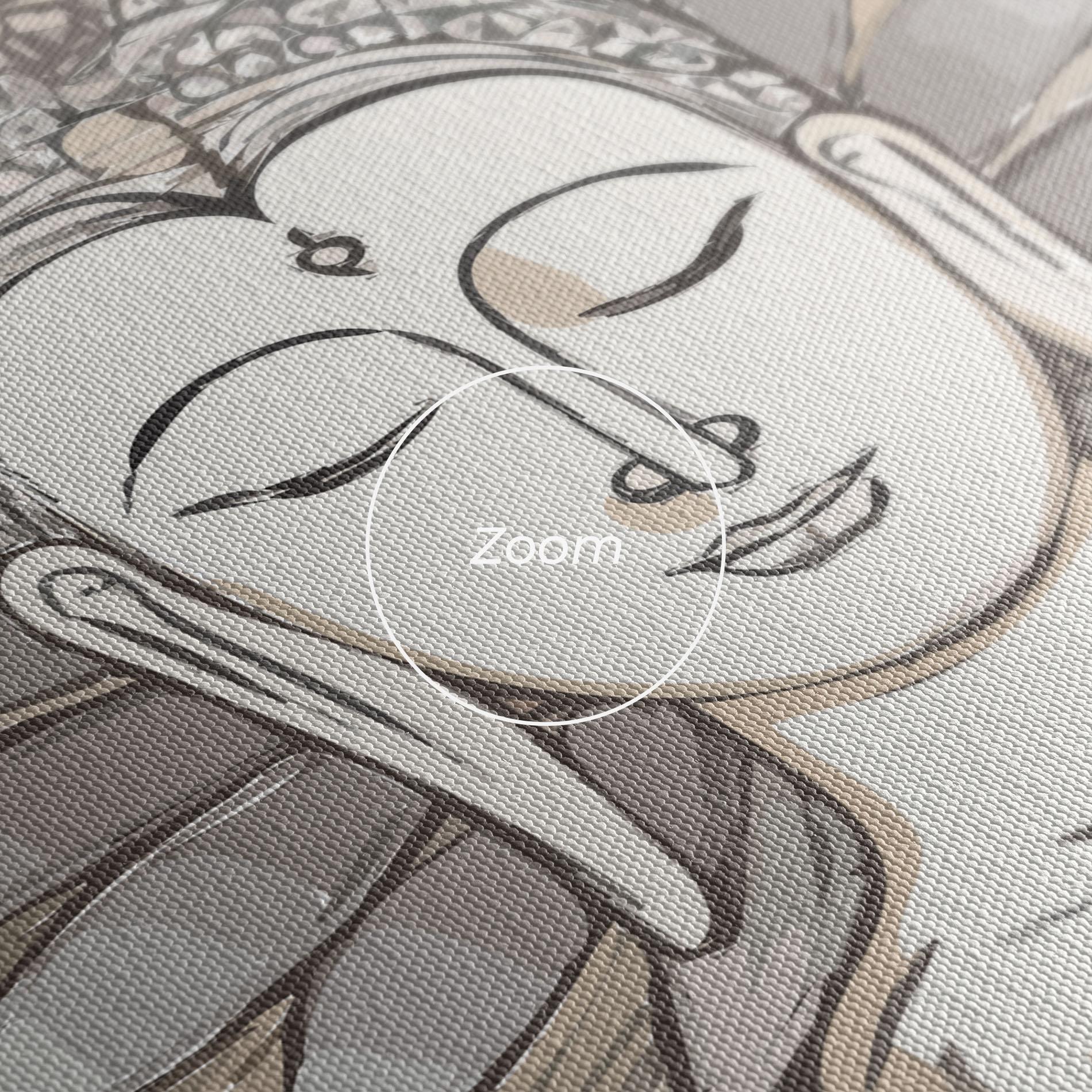 Vászonkép Boho Element mockup 3