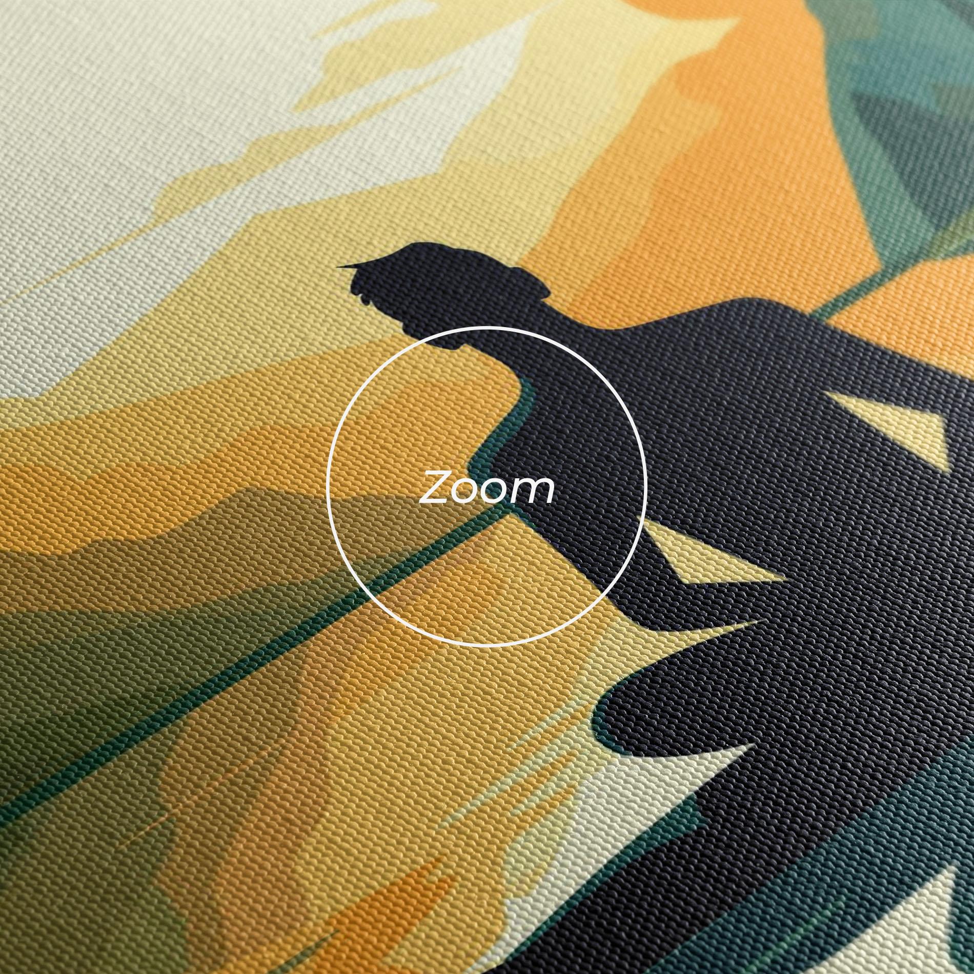 Vászonkép Forest Yoga mockup 3